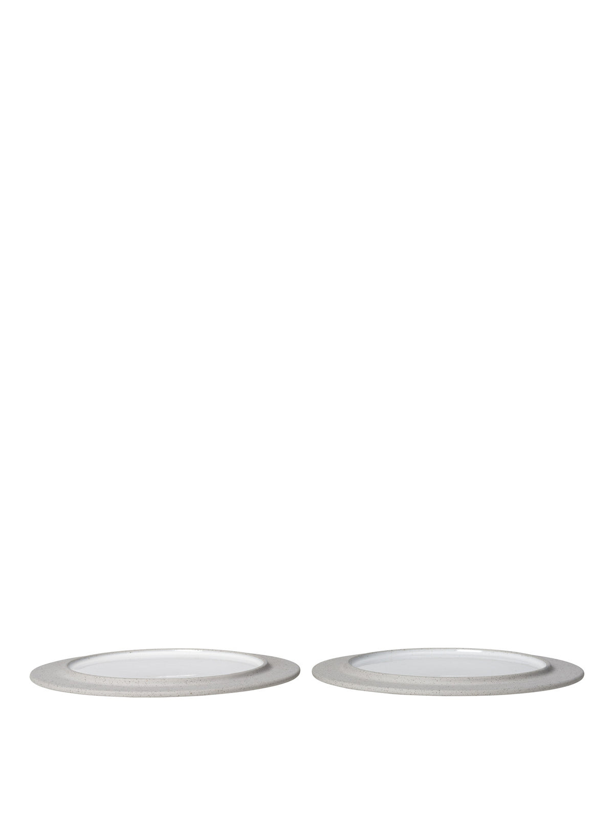 Sonae Dessert Plates 22 Set of 2 in Grey/White präsentiert im Onlineshop von KAQTU Design AG. Dessertteller ist von Ferm Living