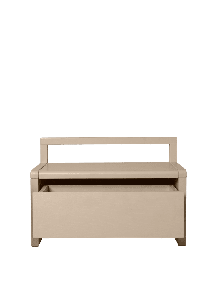Moderne Kinder-Sitzbank "Little Architect" von Ferm Living, bietet cleveren Stauraum und ein ansprechendes, zeitloses Design.