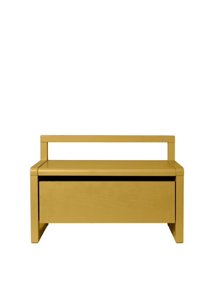 Little Architect Bank mit Stauraum in Yellow präsentiert im Onlineshop von KAQTU Design AG. Sitzbank ist von Ferm Living