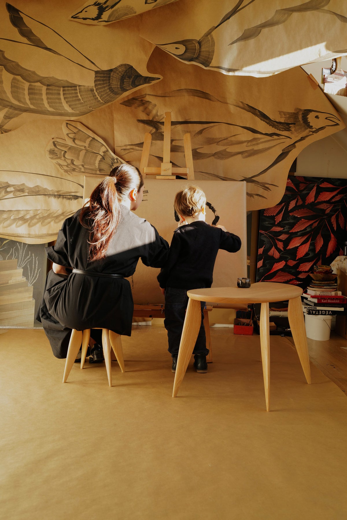 Feve Kids Schreibtisch in Natural präsentiert im Onlineshop von KAQTU Design AG. Schreibtisch ist von Ferm Living