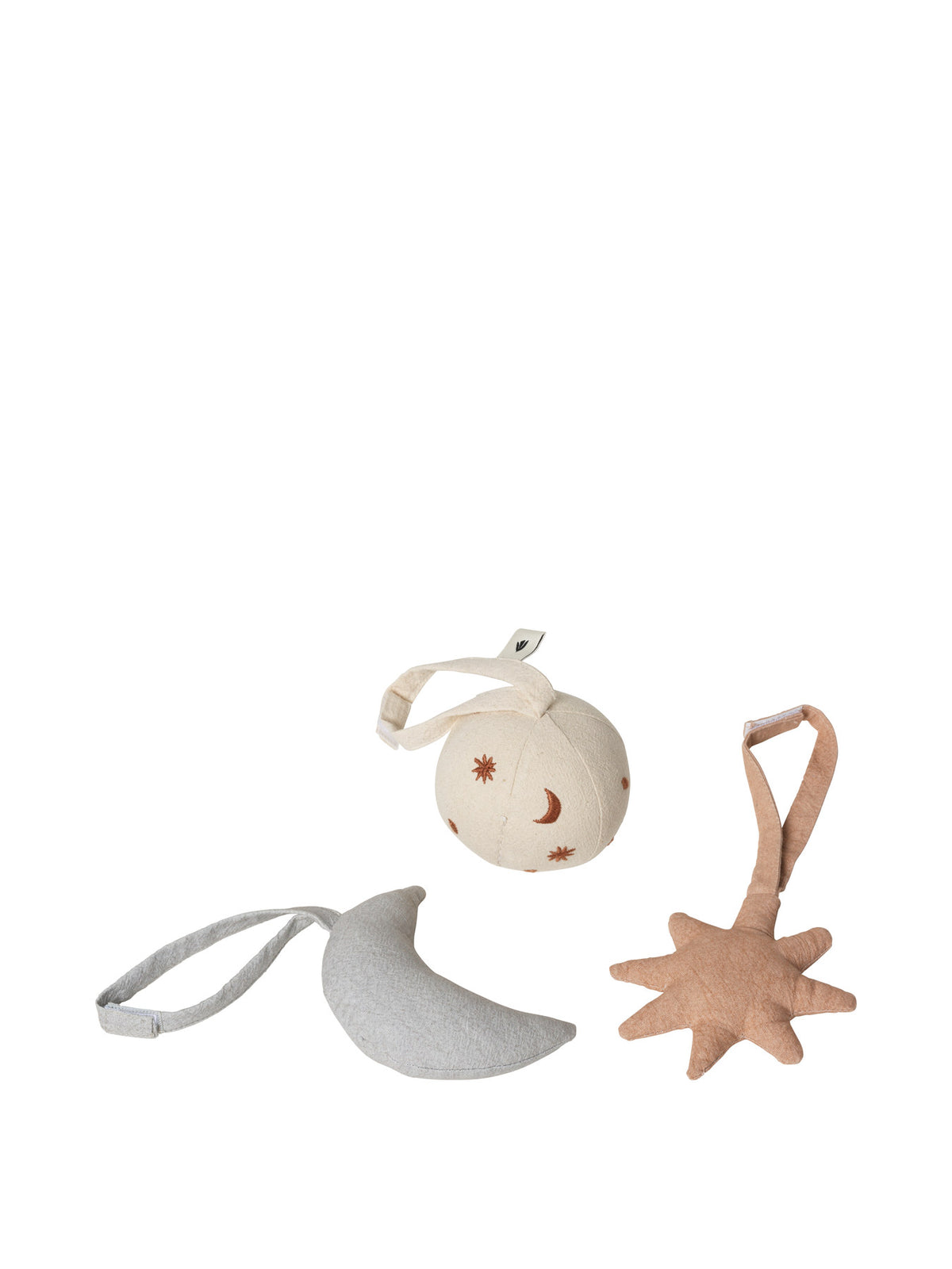 Skye Baby Toys Set of 3 in Rose präsentiert im Onlineshop von KAQTU Design AG. Spielzeug ist von Ferm Living