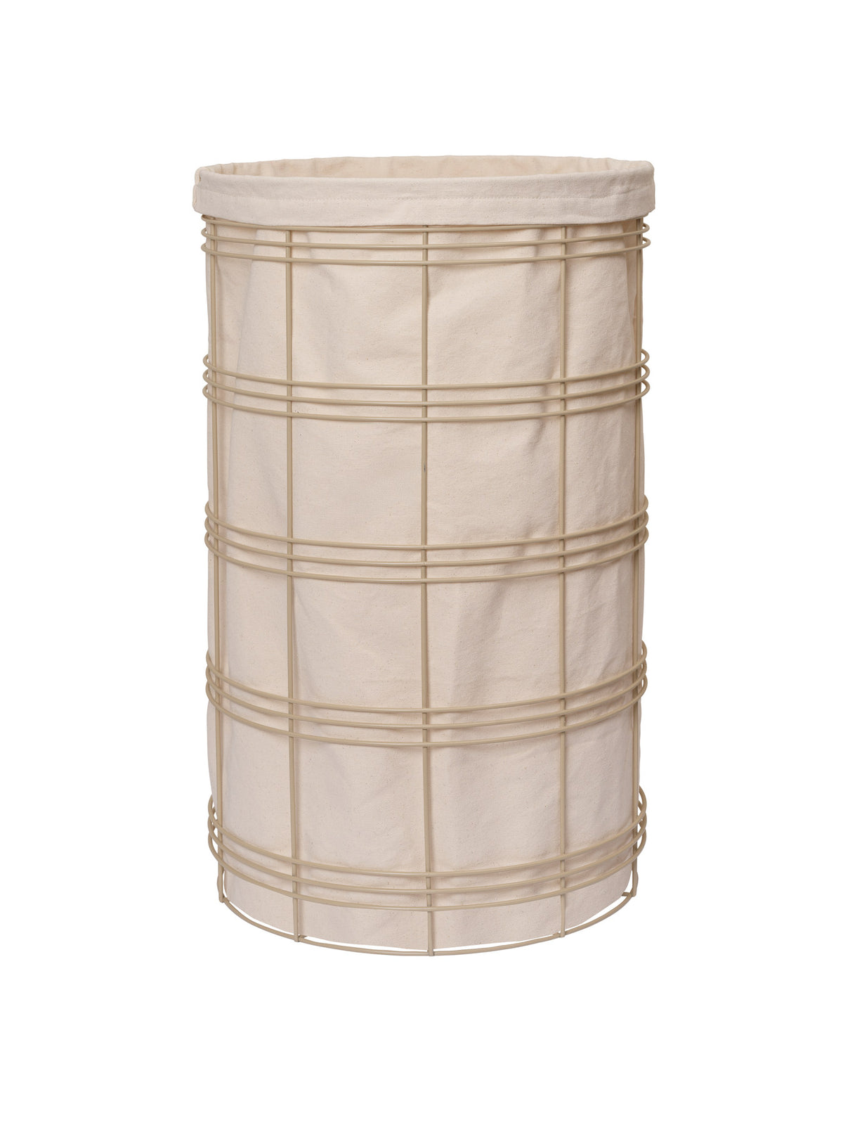 Fio Wäschekorb in Cashmere/Natural präsentiert im Onlineshop von KAQTU Design AG. Wäschekorb ist von Ferm Living