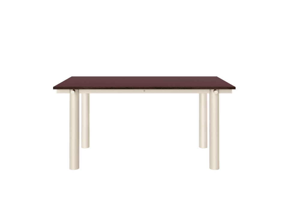 Atura Esstisch 160 x 90  in Light Cashmere/Burgundy präsentiert im Onlineshop von KAQTU Design AG. Esstisch ist von Ferm Living