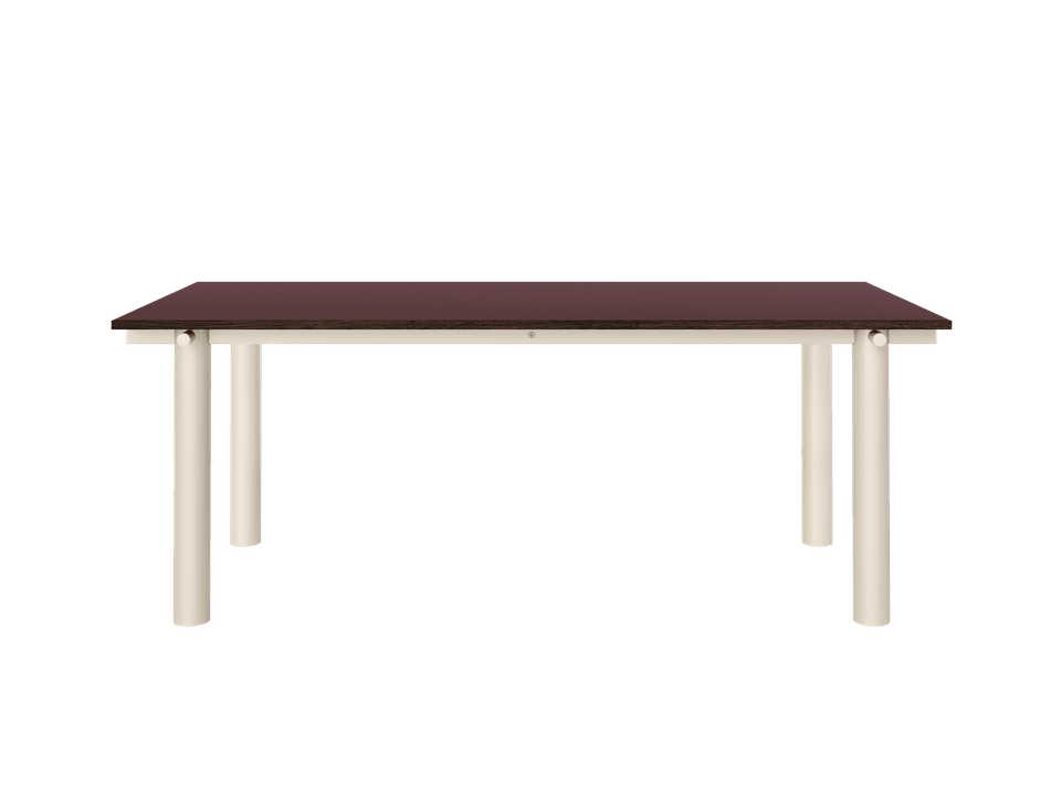 Atura Esstisch 200 x 90  in Light Cashmere/Burgundy präsentiert im Onlineshop von KAQTU Design AG. Esstisch ist von Ferm Living