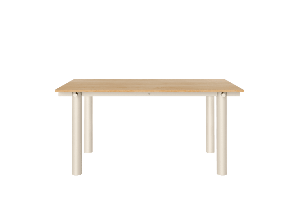 Atura Esstisch 160 x 90  in Light Cashmere/Natural Oak Veneer präsentiert im Onlineshop von KAQTU Design AG. Esstisch ist von Ferm Living