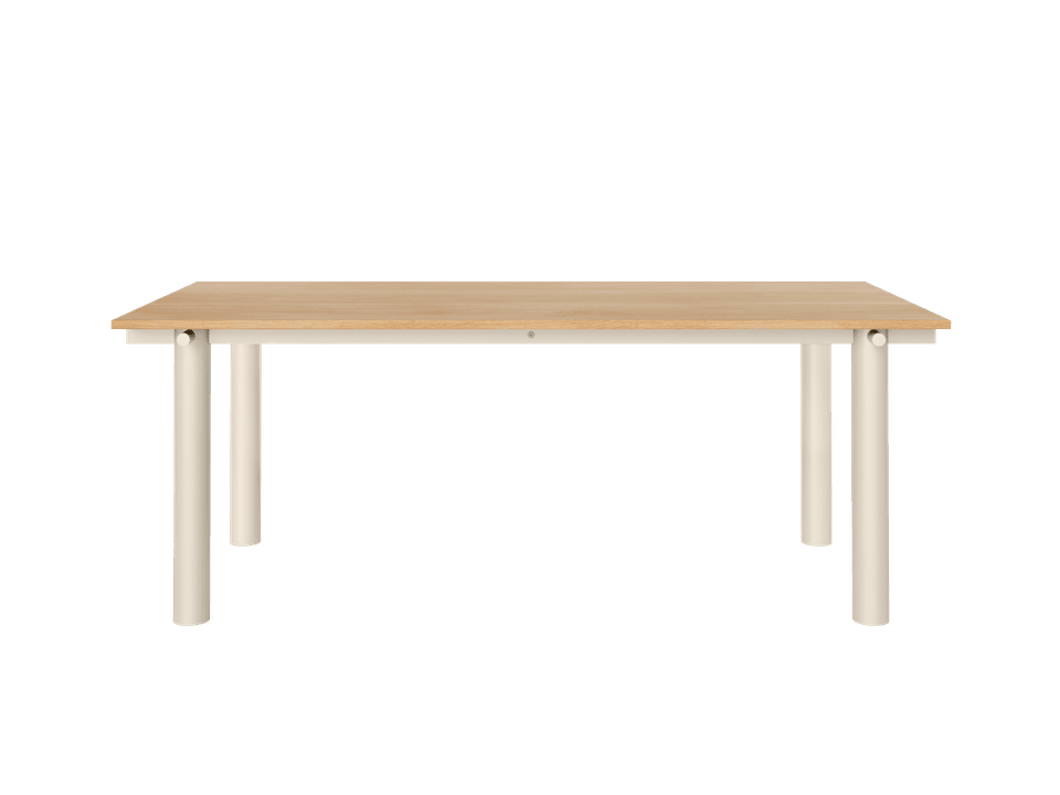Atura Esstisch 200 x 90  in Light Cashmere/Natural Oak Veneer präsentiert im Onlineshop von KAQTU Design AG. Esstisch ist von Ferm Living