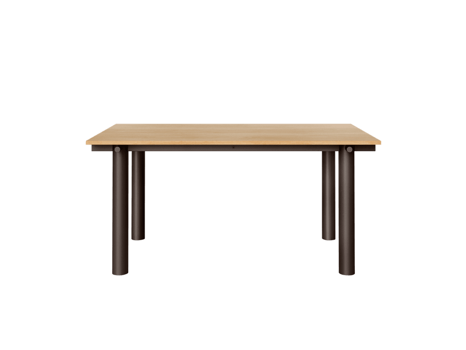 Atura Esstisch 160 x 90  in Dark Chocolate/Natural Oak Veneer präsentiert im Onlineshop von KAQTU Design AG. Esstisch ist von Ferm Living