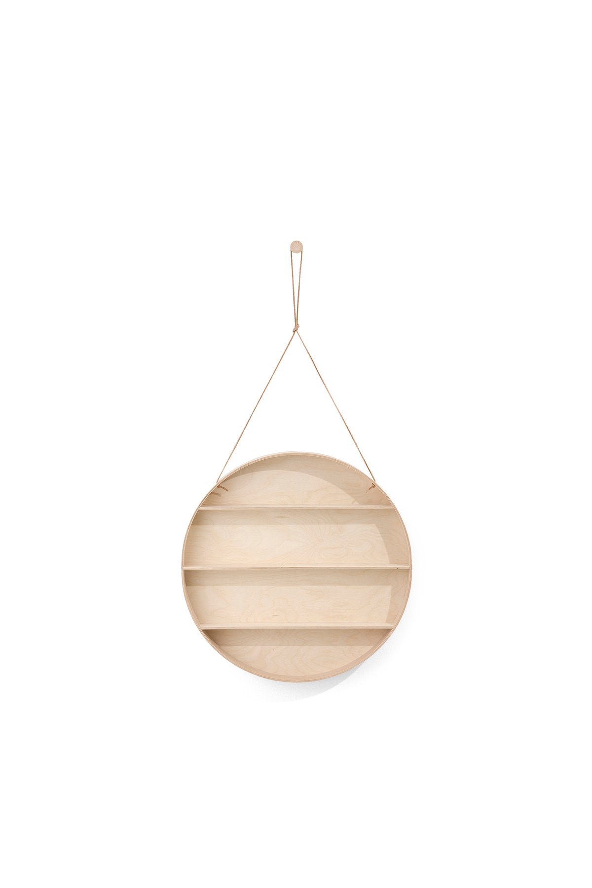 Setzkasten rund in Hellbraun präsentiert im Onlineshop von KAQTU Design AG. Setzkasten ist von Ferm Living