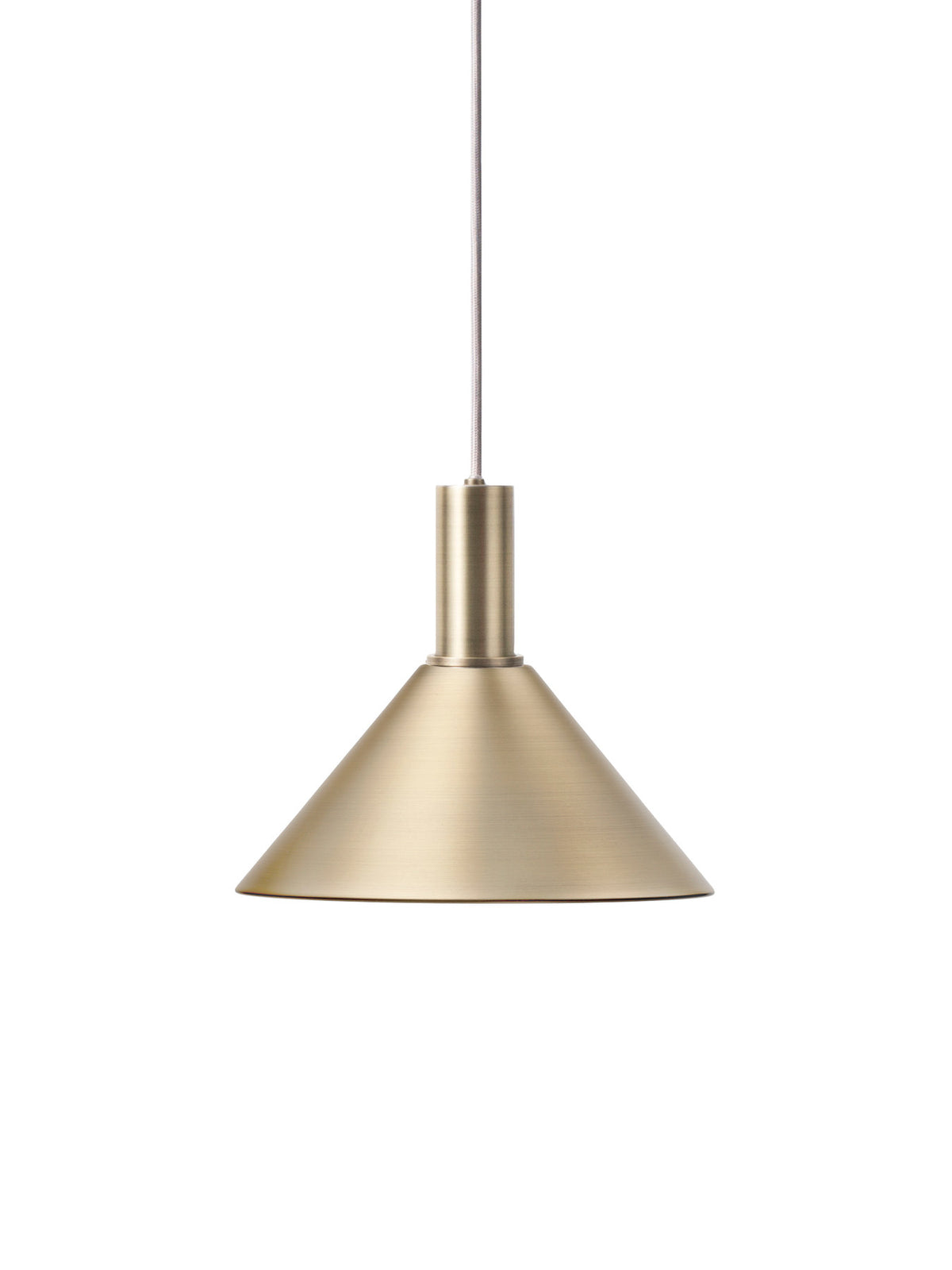 Collect Pendellampe tief in Messing präsentiert im Onlineshop von KAQTU Design AG. Pendelleuchte ist von Ferm Living