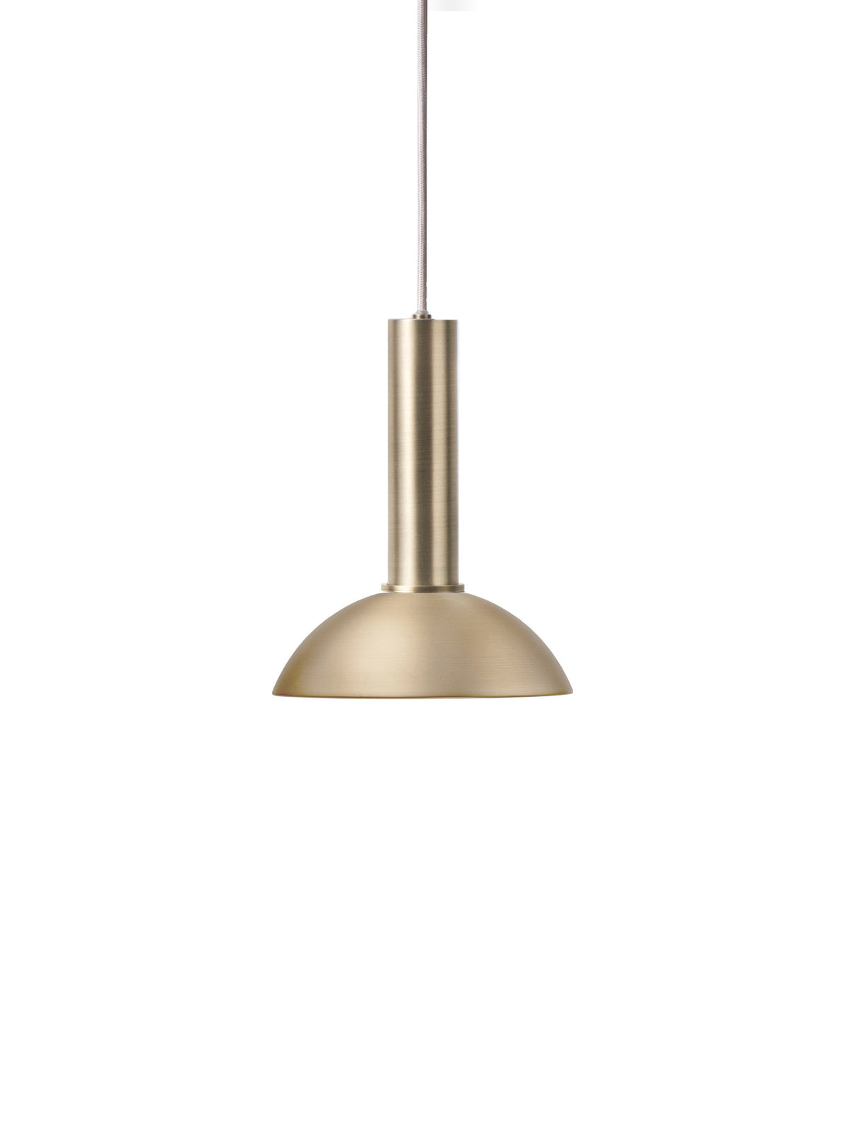 Collect Pendellampe hoch in Messing präsentiert im Onlineshop von KAQTU Design AG. Pendelleuchte ist von Ferm Living