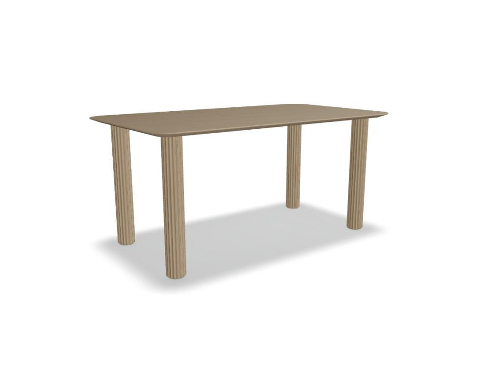 Filar FILR160 - Holztisch in Eiche Natur präsentiert im Onlineshop von KAQTU Design AG. Esstisch ist von Tamo
