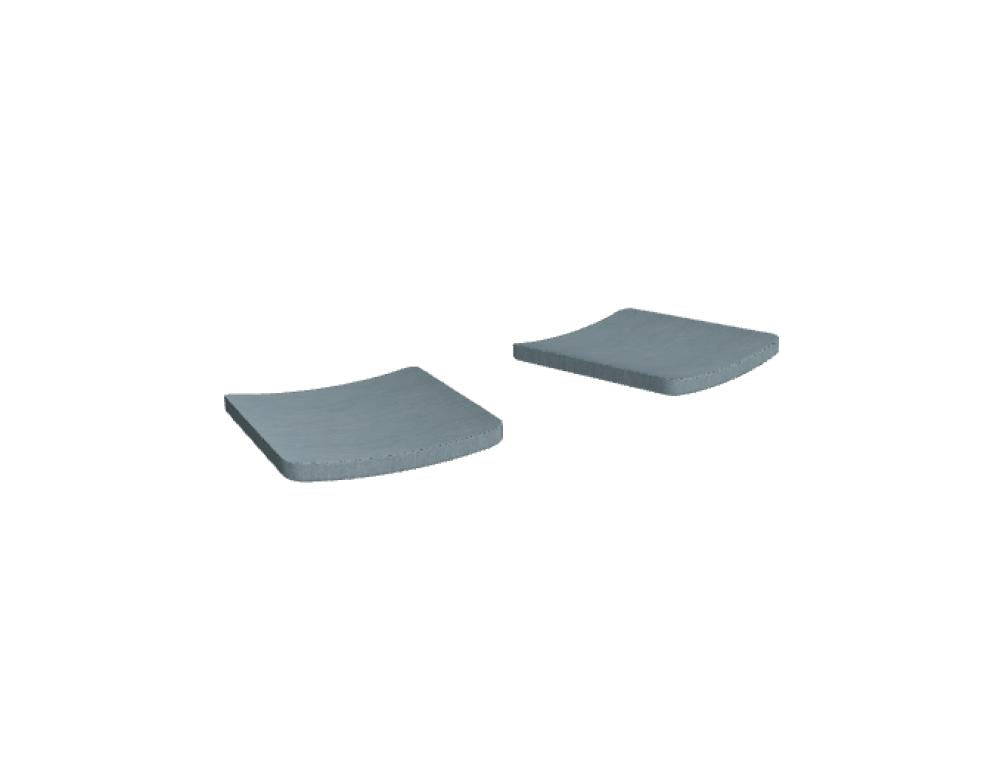 Flaner FLR1P - Sitzkissen in Marmor-Farbe präsentiert im Onlineshop von KAQTU Design AG. Gartenkissen ist von Mdd