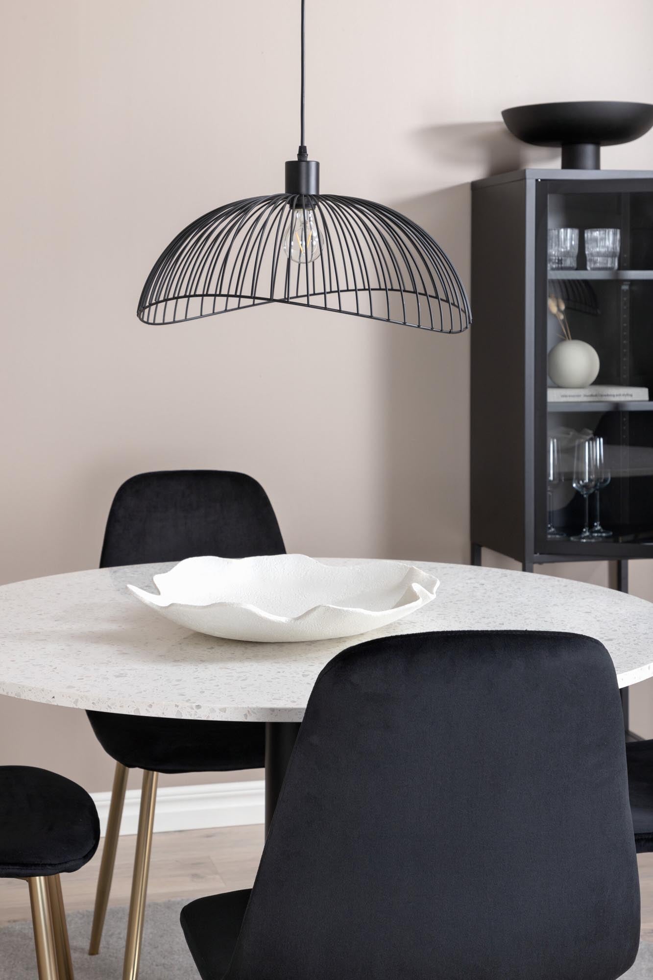 Razzia Esszimmerset + Polar ⌀106cm/4St. in Weiss / Schwarz / Gold präsentiert im Onlineshop von KAQTU Design AG. Esszimmerset ist von Venture Home
