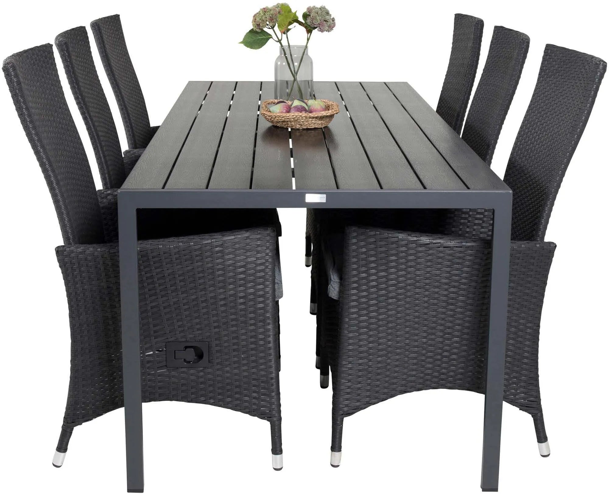 Elegantes Outdoor-Tischset für 6 von Venture Home, ideal für Terrassen.