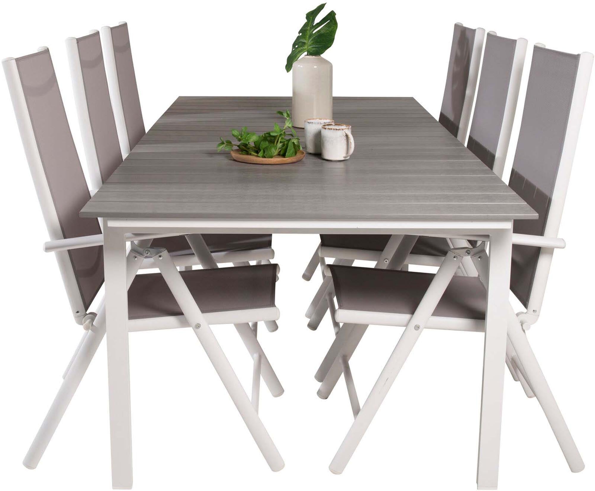 Robustes Venture Home Tischset für 6, perfekt für Outdoor-Events.