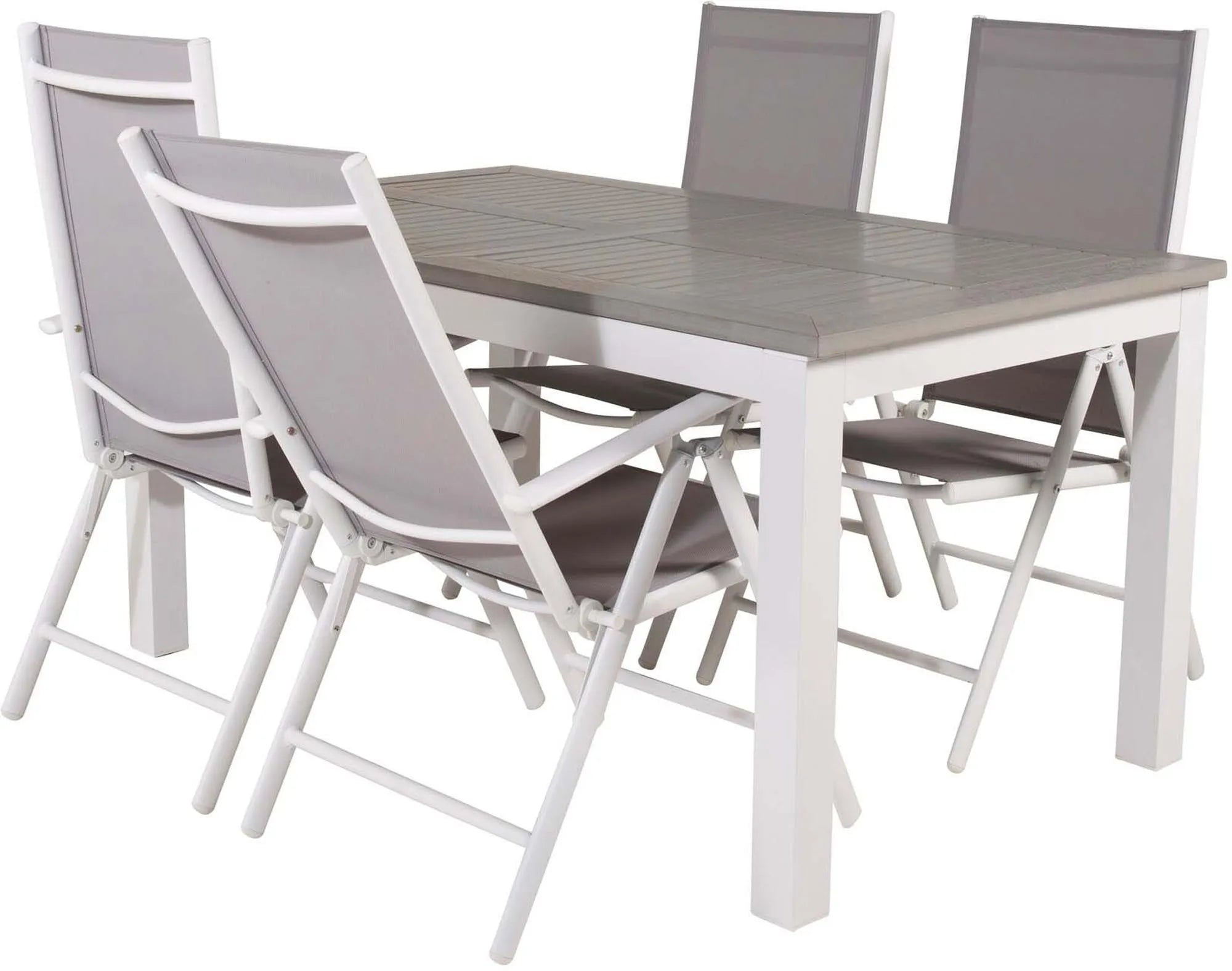 Elegantes Albany Set: Flexibler Outdoor-Esstisch für gesellige Runden.