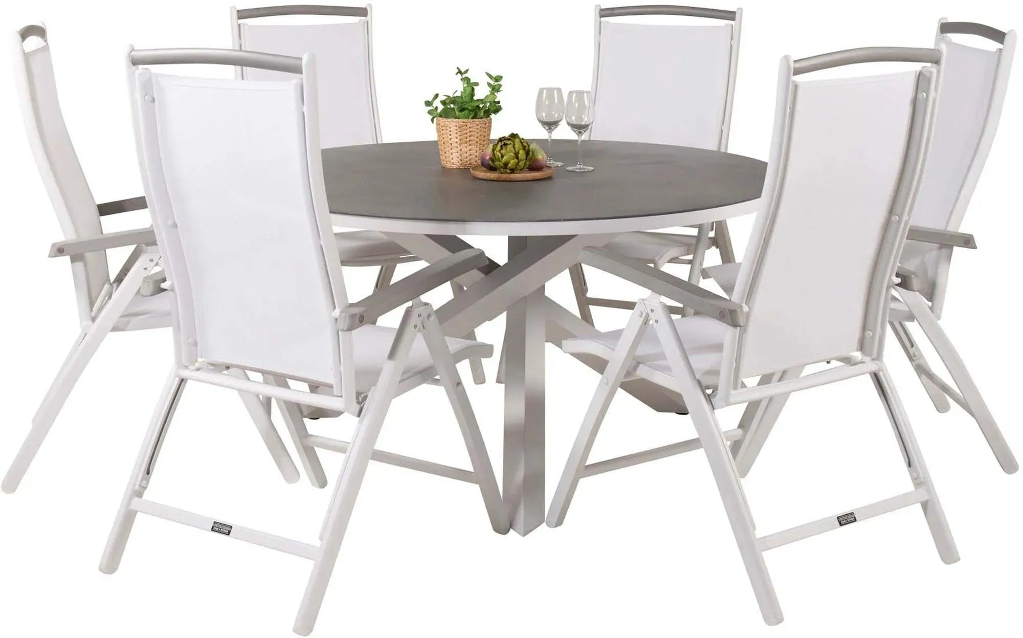 Elegantes Albany Tischset: Ideal für stilvolle Outdoor-Dinner.