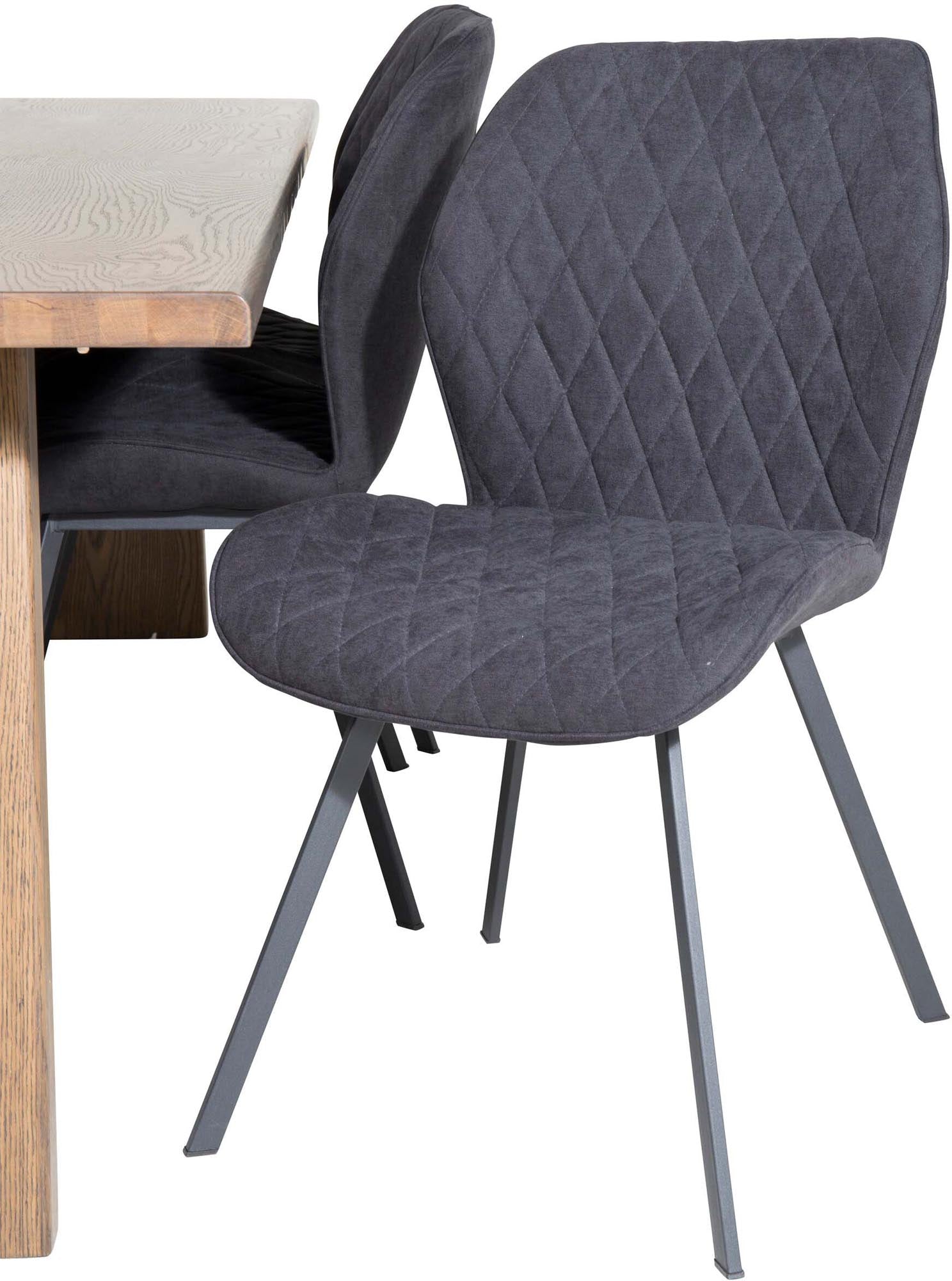 Logger Esszimmerset + Gemma 210cm/6St. in Schwarz präsentiert im Onlineshop von KAQTU Design AG. Esszimmerset ist von Venture Home