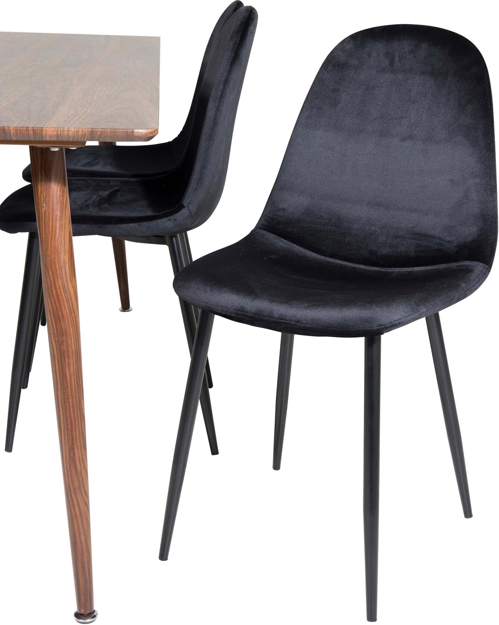 Polar Esszimmerset + Polar 180cm/6St. in Schwarz präsentiert im Onlineshop von KAQTU Design AG. Esszimmerset ist von Venture Home
