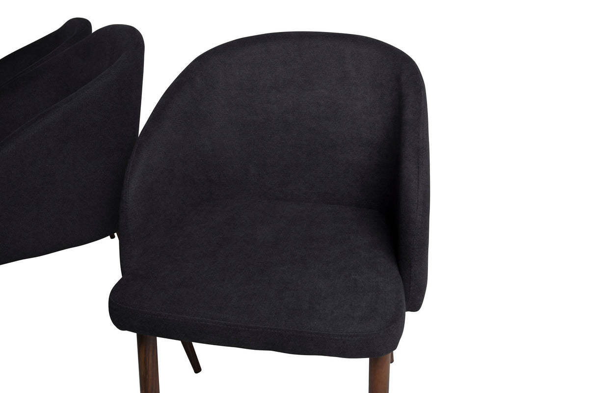 Marina Esszimmerset Arctic 180cm/6St. in Schwarz, Natur präsentiert im Onlineshop von KAQTU Design AG. Esszimmerset ist von Venture Home
