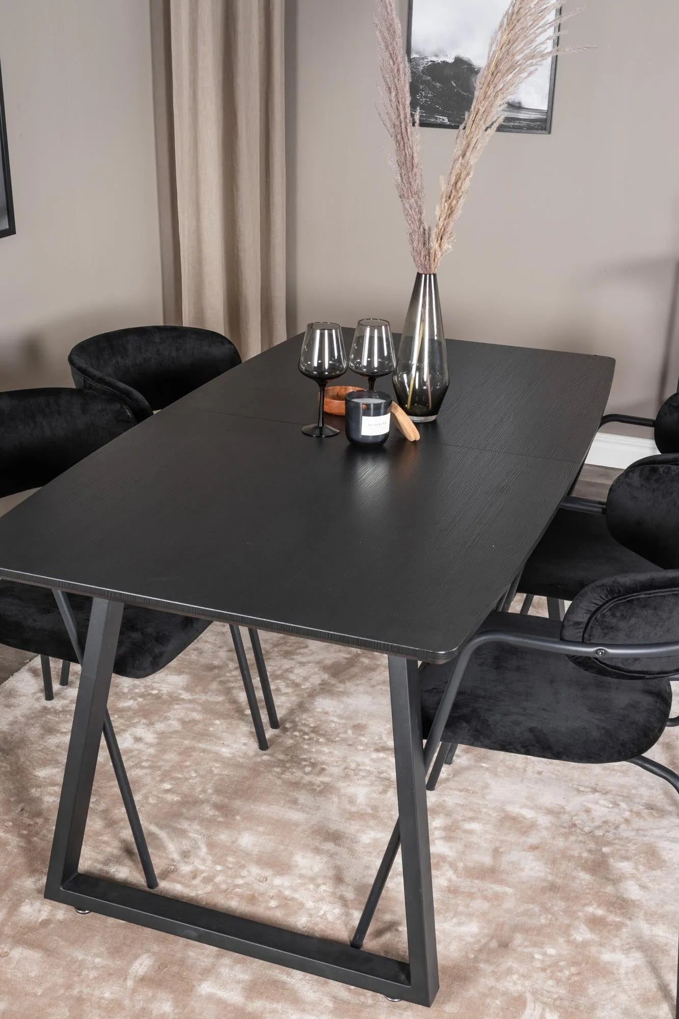 Inca Esszimmerset: Flexibel, 160cm, 4 Stühle, von Venture Home.