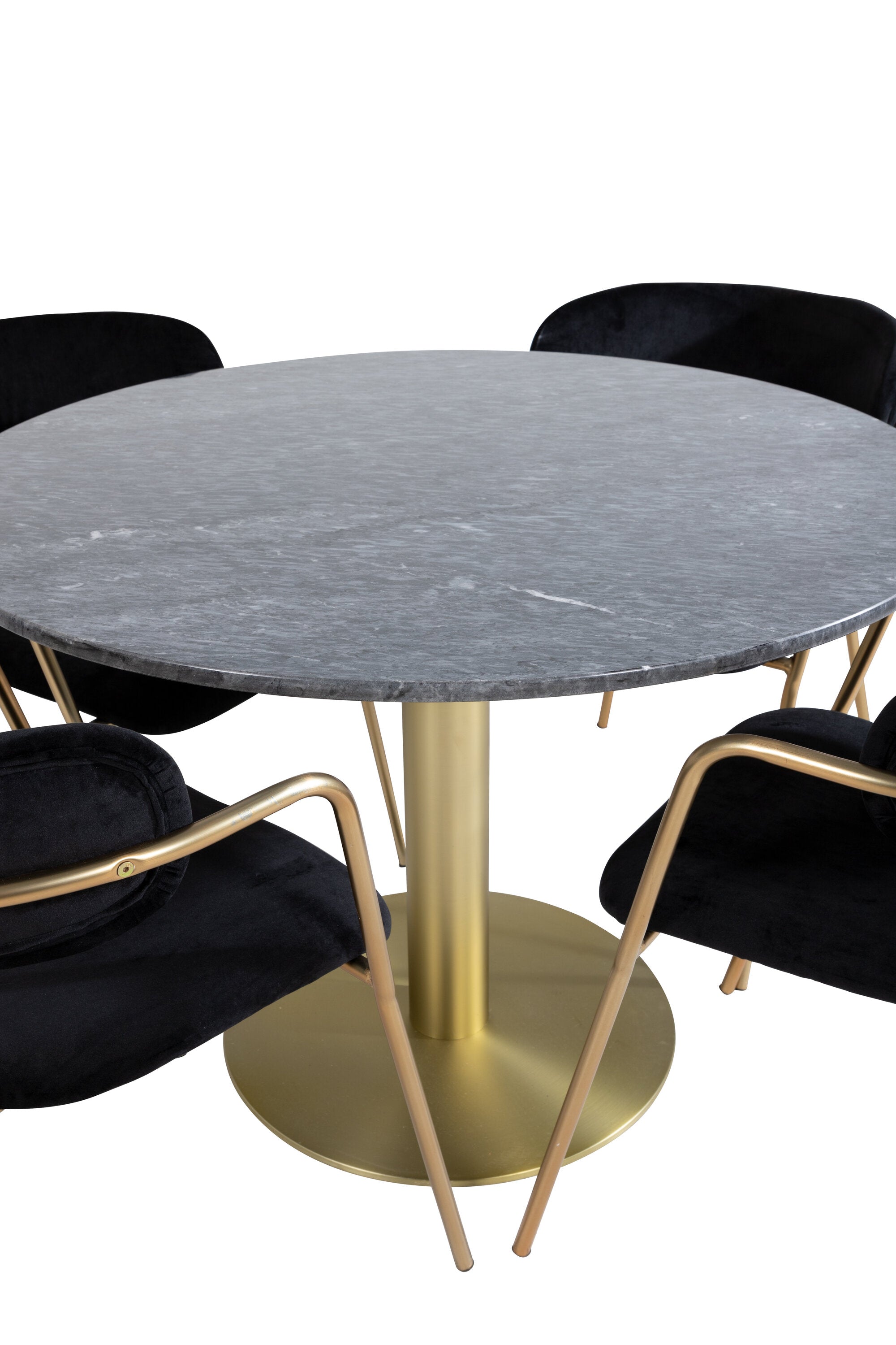 Estelle Esstisch mit Arrow-Stühlen in  präsentiert im Onlineshop von KAQTU Design AG. Bartischset ist von Venture Home