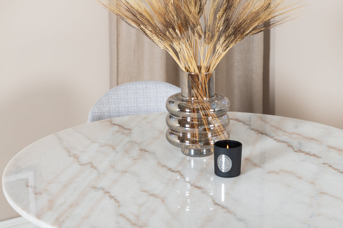 Estelle Esszimmerset + Vault ⌀106cm/4St. in Schwarzgrau präsentiert im Onlineshop von KAQTU Design AG. Esszimmerset ist von Venture Home