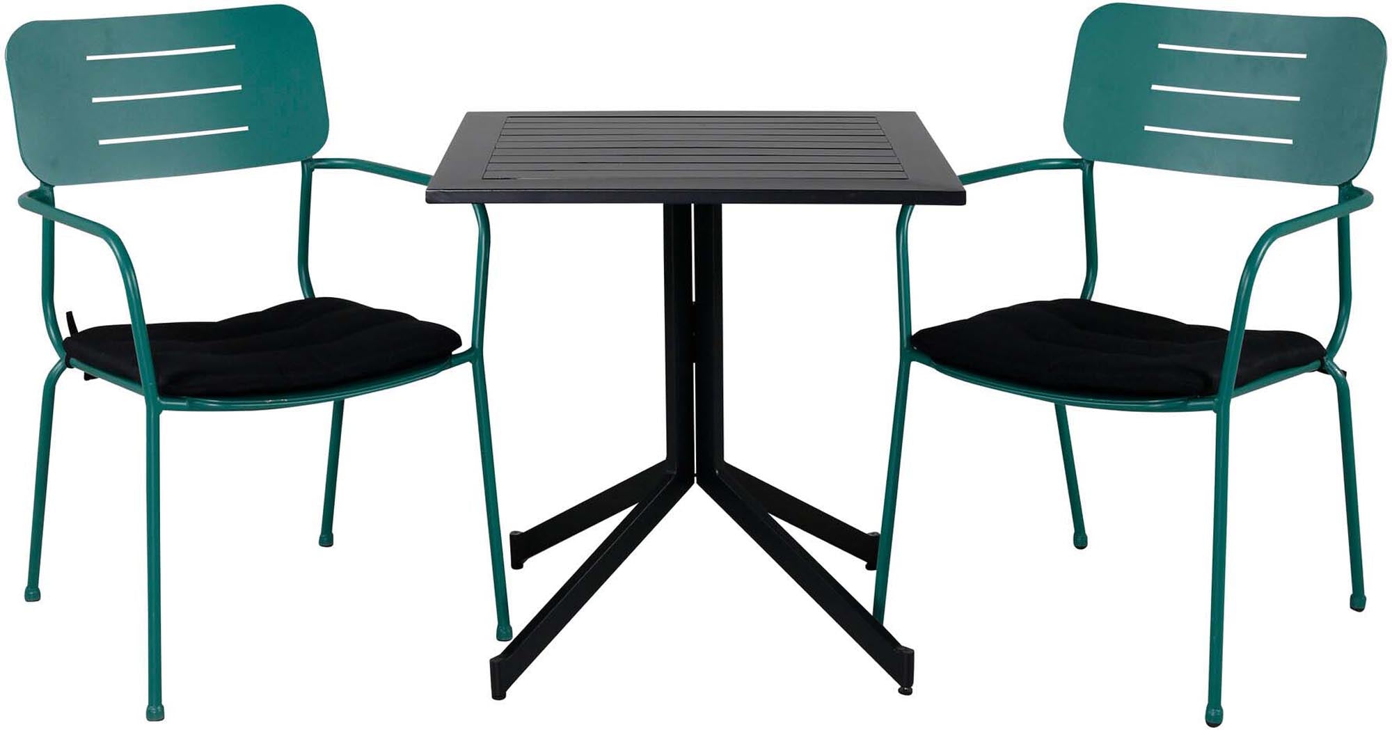 Way Outdoor-Tischset + Nicke 70cm/2St. in Grün präsentiert im Onlineshop von KAQTU Design AG. Gartentischset ist von Venture Home