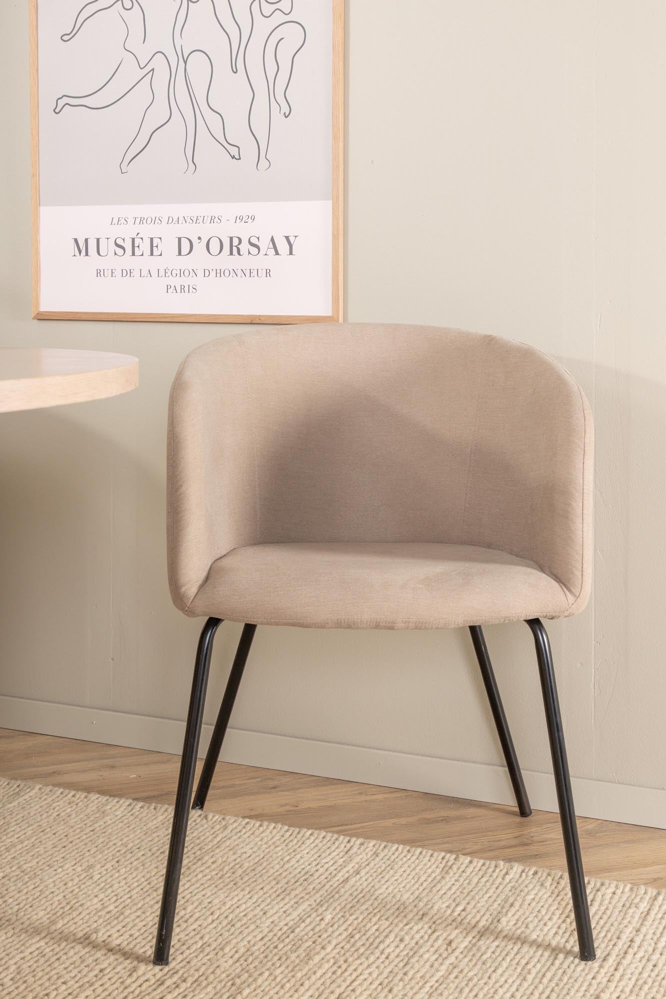 Bianca Esszimmerset + Berit 200cm/4St. in Weiss / Beige präsentiert im Onlineshop von KAQTU Design AG. Esszimmerset ist von Venture Home