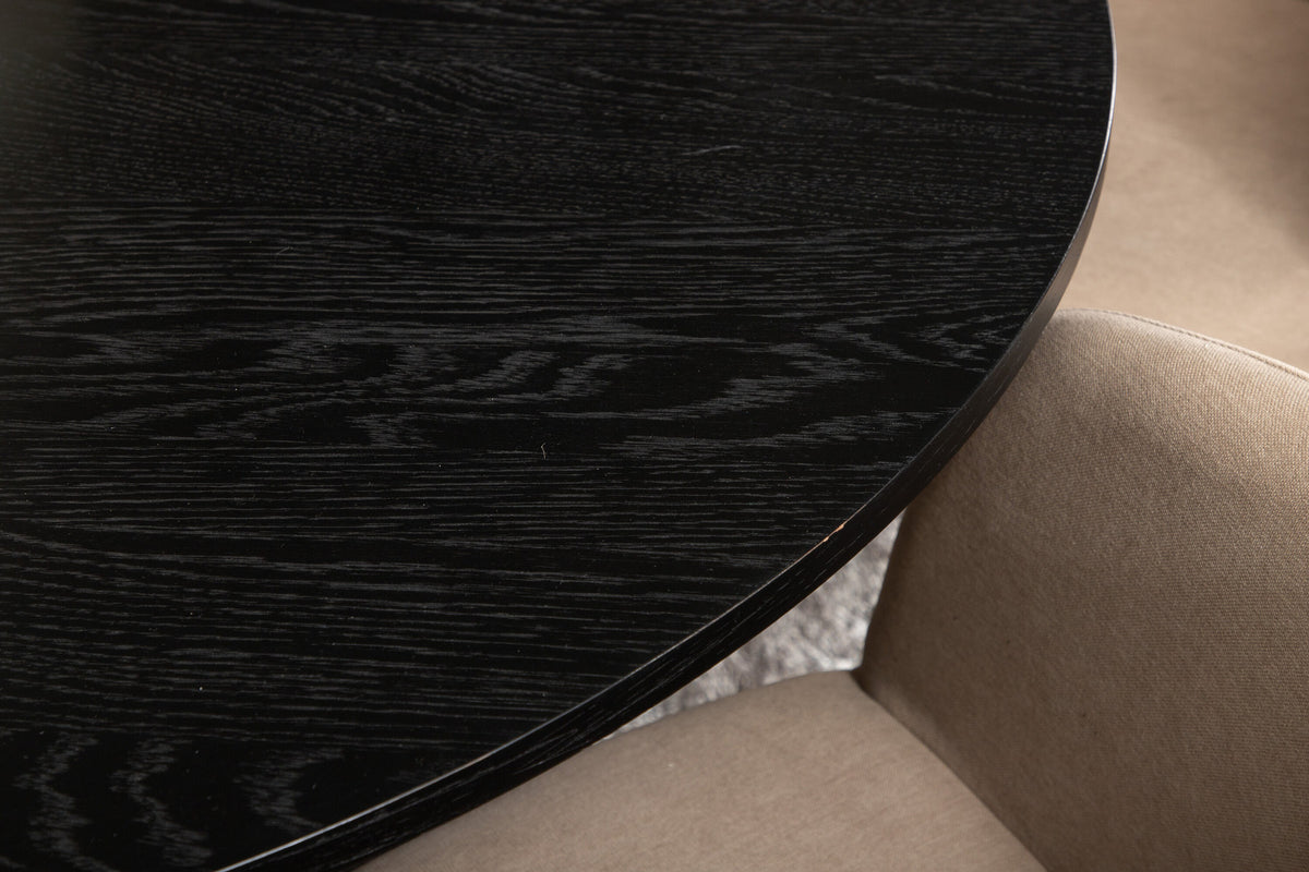 Bianca Esszimmerset + Berit ⌀110cm/4St. in Schwarz / Schwarz präsentiert im Onlineshop von KAQTU Design AG. Esszimmerset ist von Venture Home