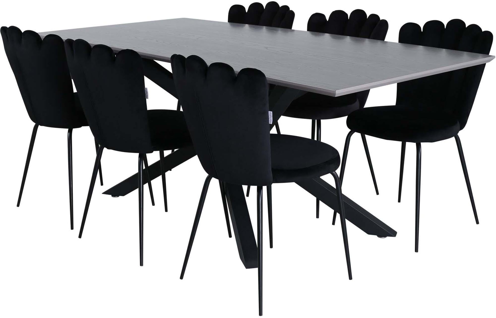 Elegantes Esszimmerset für 6: Modernes Design trifft Funktionalität.