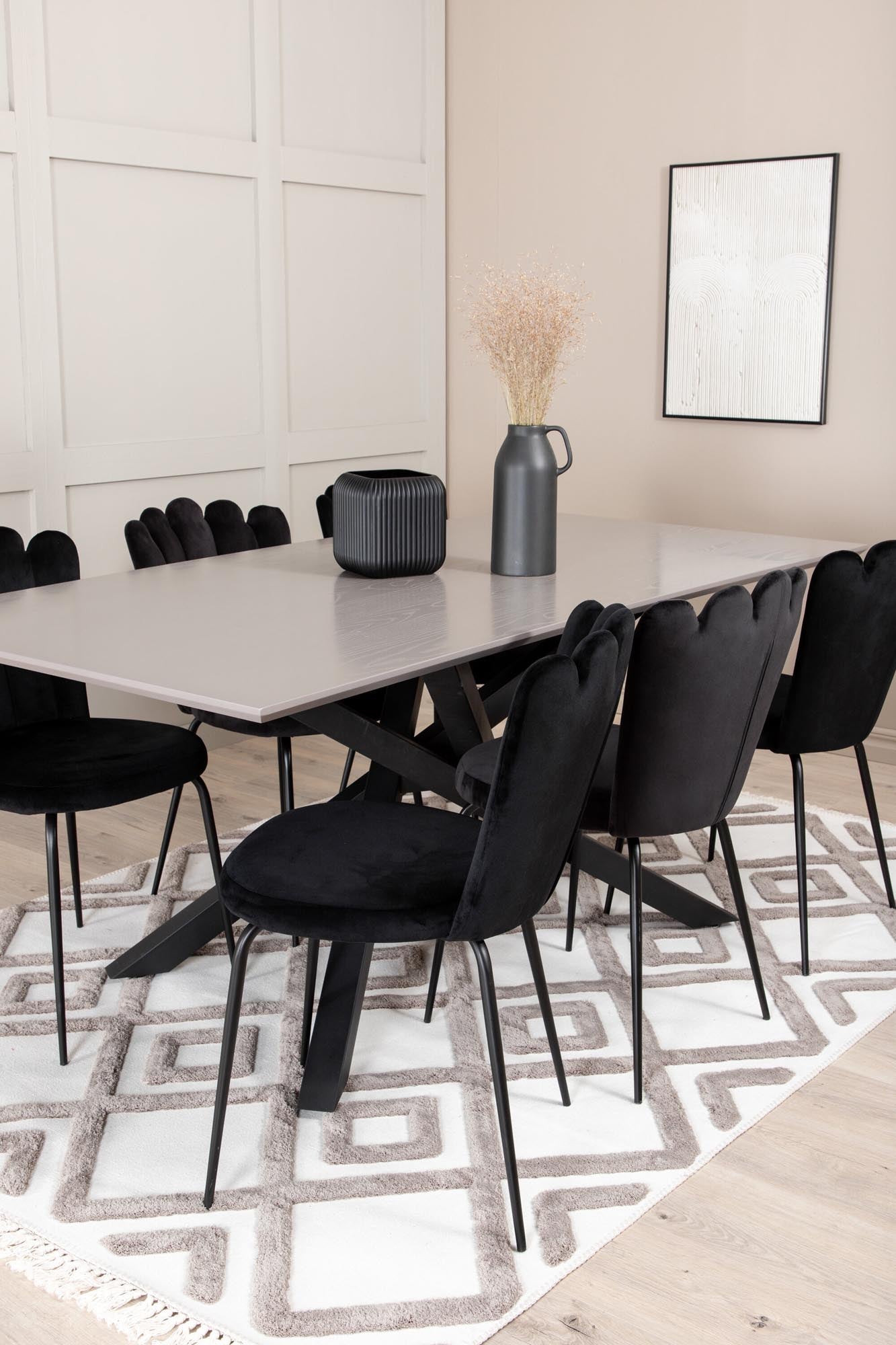Elegantes Esszimmerset für 6: Modernes Design trifft Funktionalität.