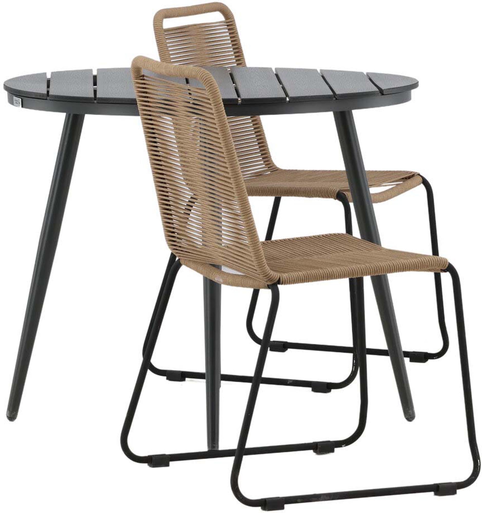 Entdecken Sie das Break Outdoor-Tischset von Venture Home: stilvoll, wetterbeständig und perfekt für gesellige Momente im Freien. Ideal für Garten und Terrasse!