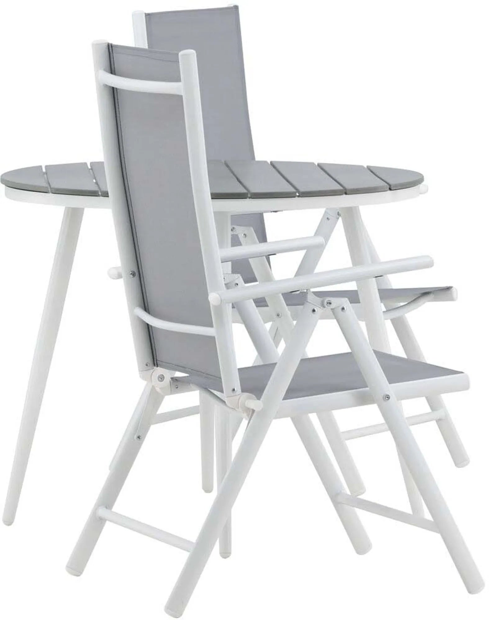 Modernes Break Tischset ⌀90cm für entspannte Outdoor-Erlebnisse.