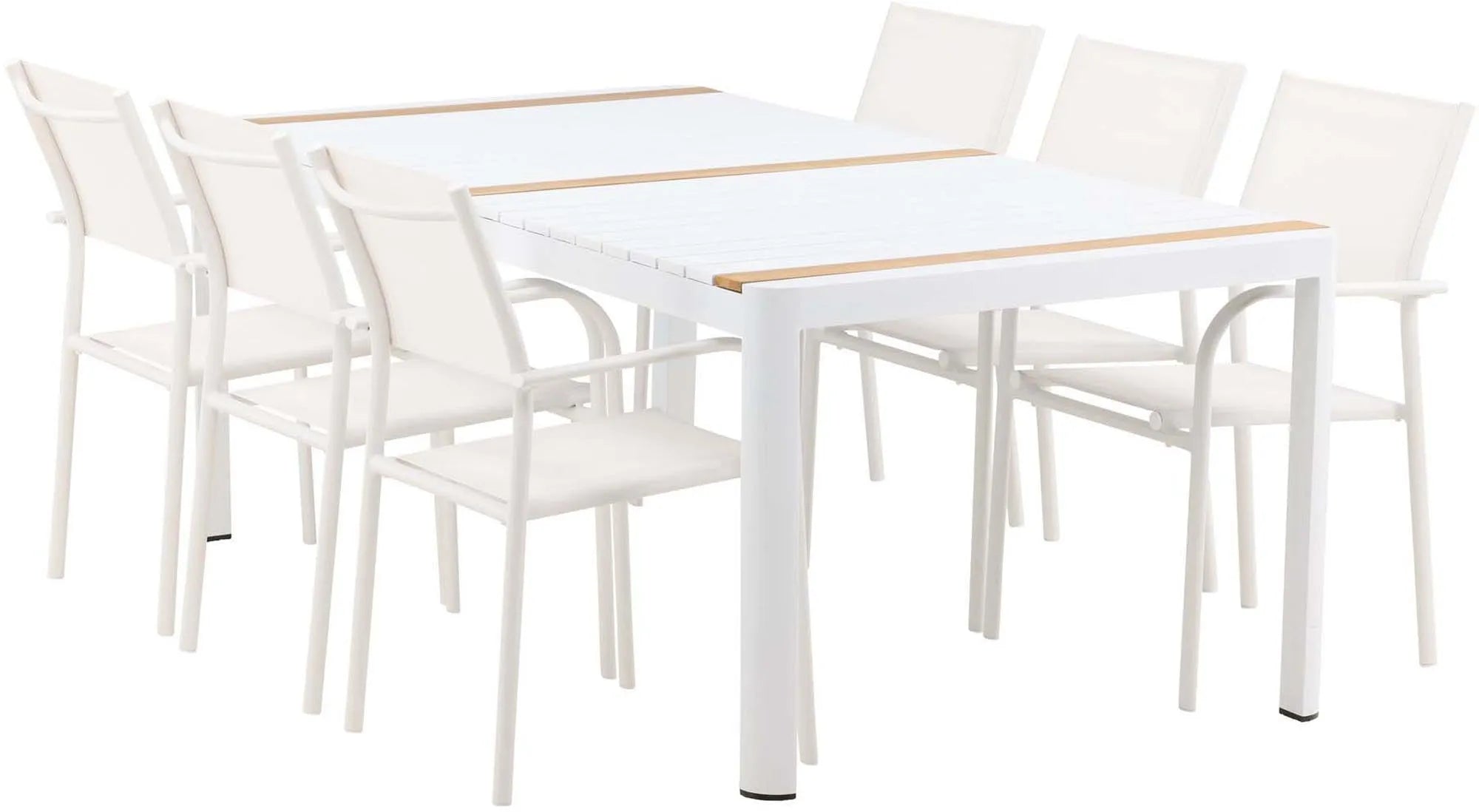 Venture Home Togo Set: Stilvolles Outdoor-Dining für 6 Personen.