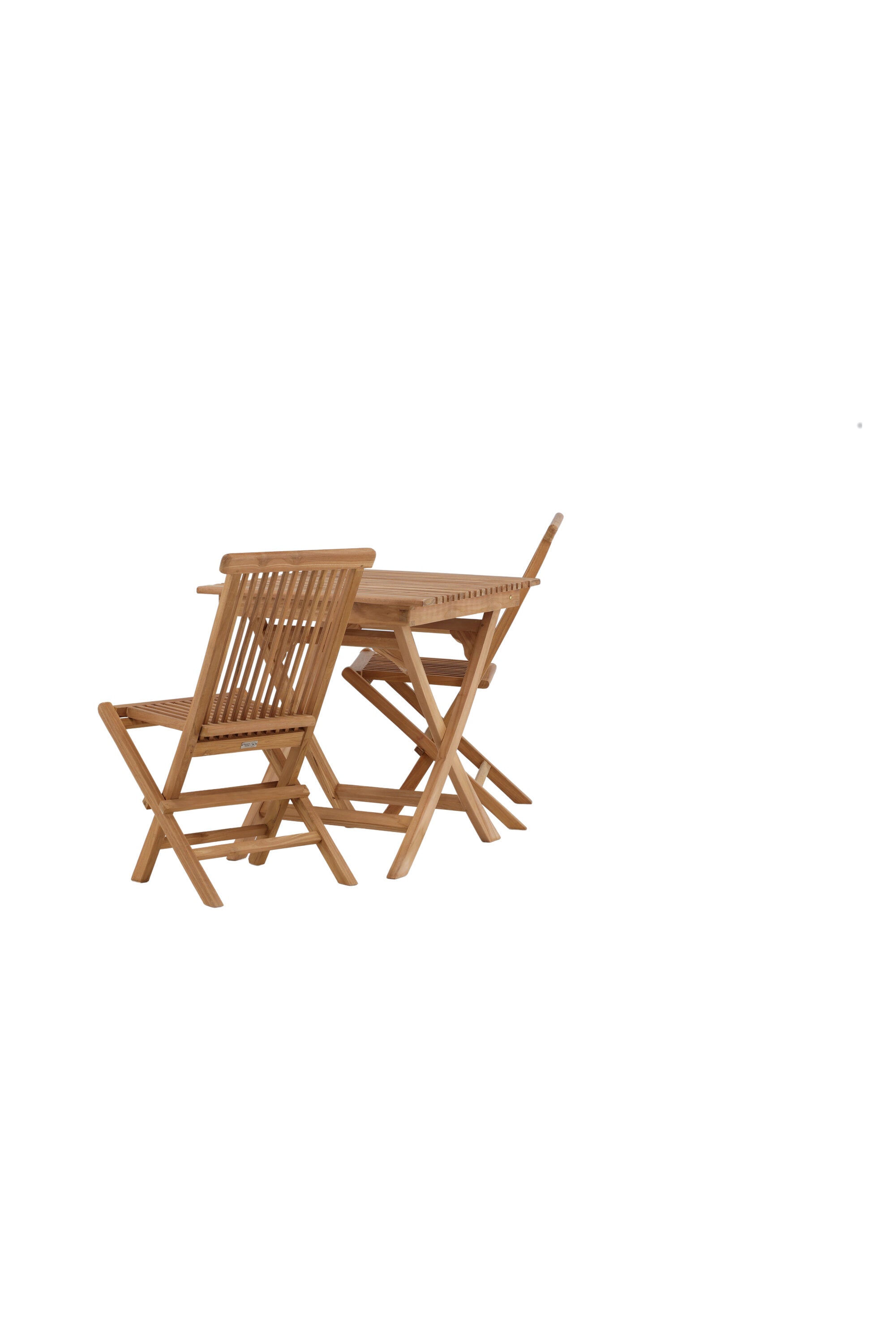 Ghana Outdoor-Tischset + Kenya ohne Armlehne 70cm/2St. in Natur präsentiert im Onlineshop von KAQTU Design AG. Gartentischset ist von Venture Home