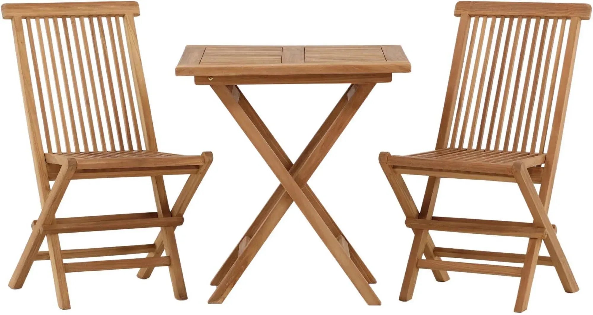 Robustes Klapptischset für Garten, ideal für entspannte Stunden.