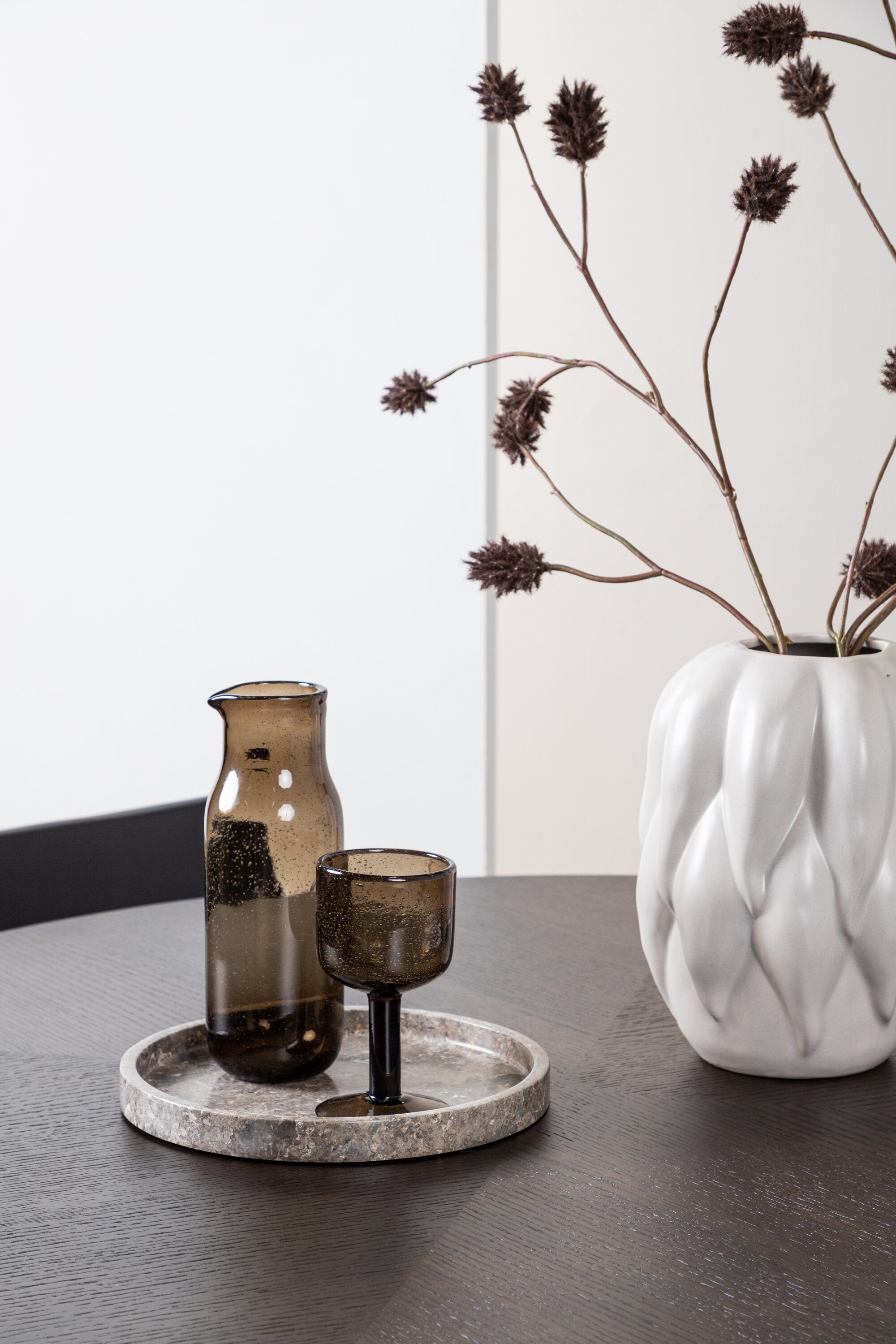 Esszimmerset Copenhagen + Kenth ⌀115cm/4St. in Mocca / Schwarz präsentiert im Onlineshop von KAQTU Design AG. Esszimmerset ist von Venture Home