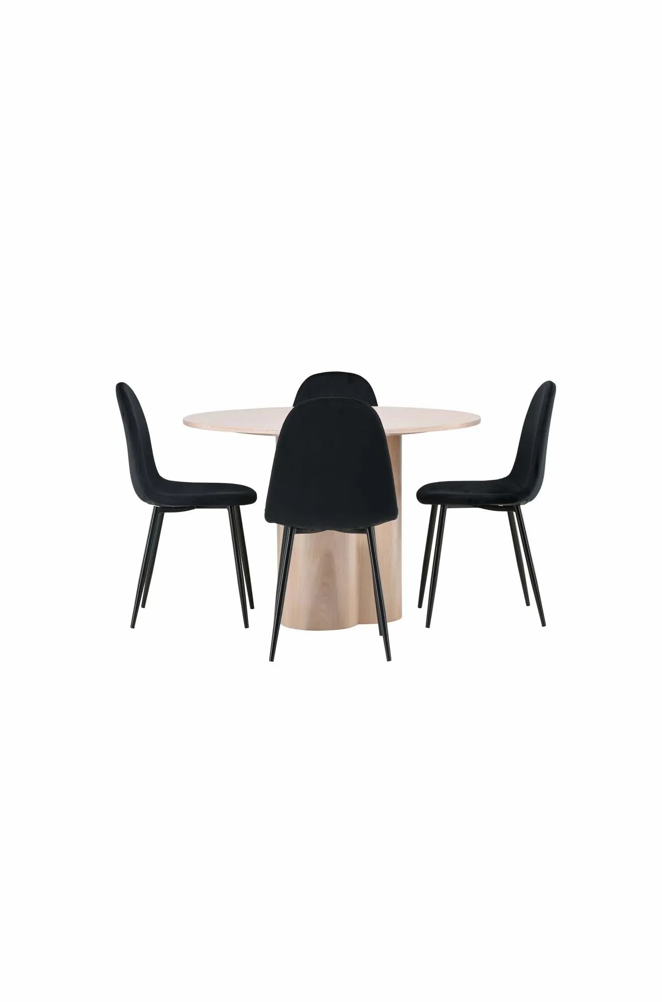 Elegantes Olivia Set: Polar Tisch mit 4 Stühlen von Venture Home.
