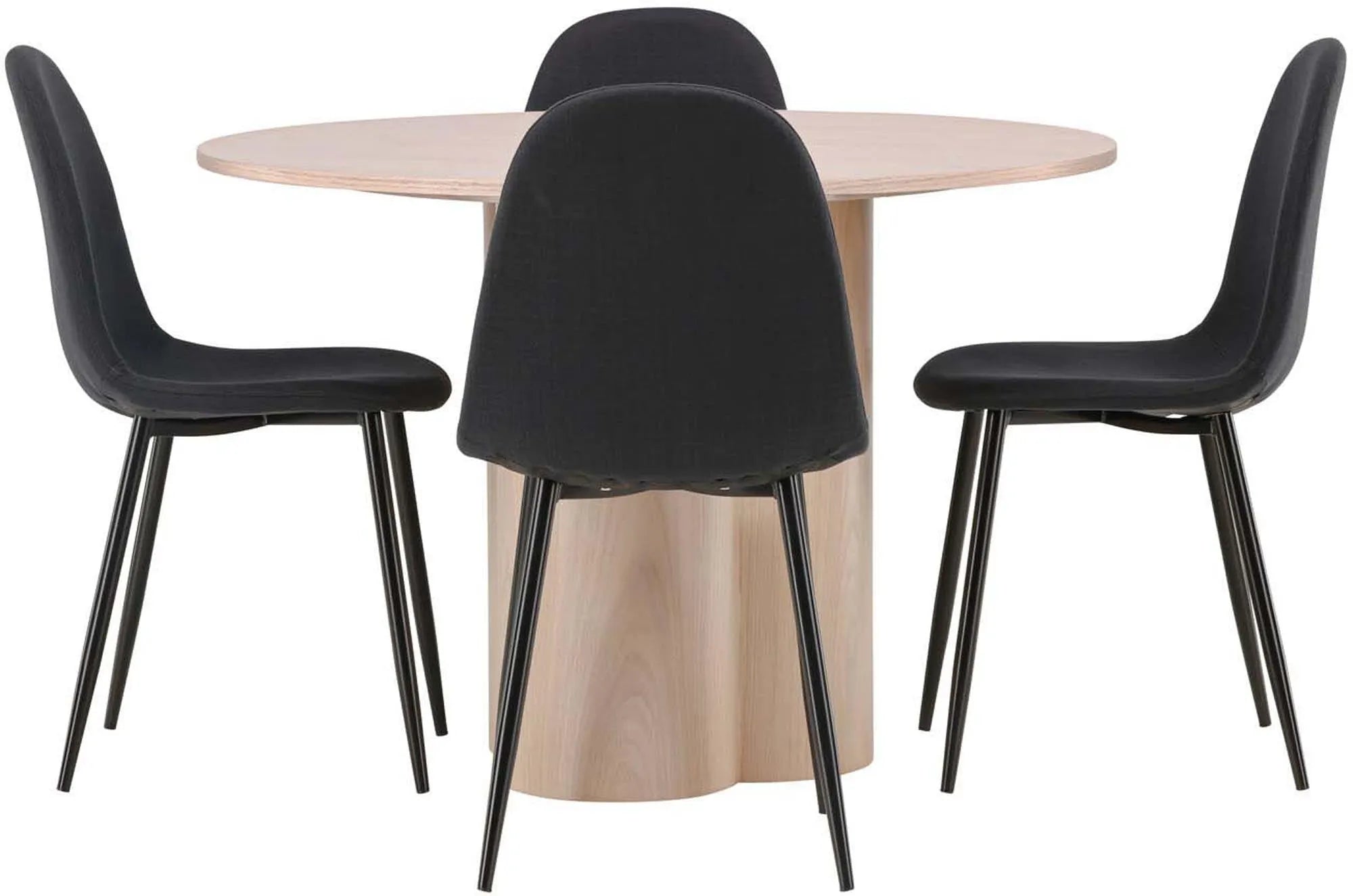 Elegantes Olivia Set: Polar Tisch mit 4 Stühlen von Venture Home.
