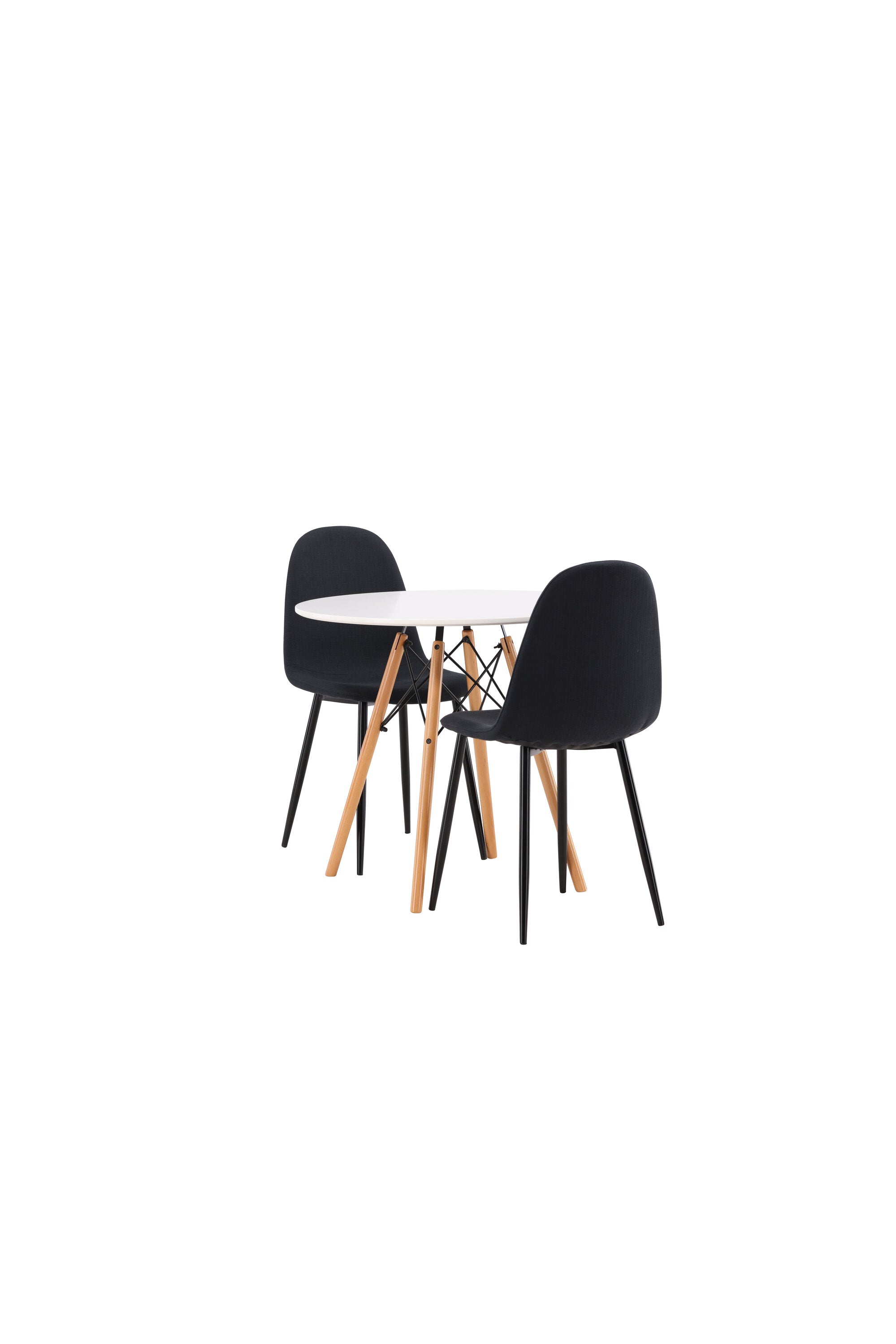 Danburi Esszimmerset + Polar ⌀60cm/2St. in Schwarz präsentiert im Onlineshop von KAQTU Design AG. Esszimmerset ist von Venture Home