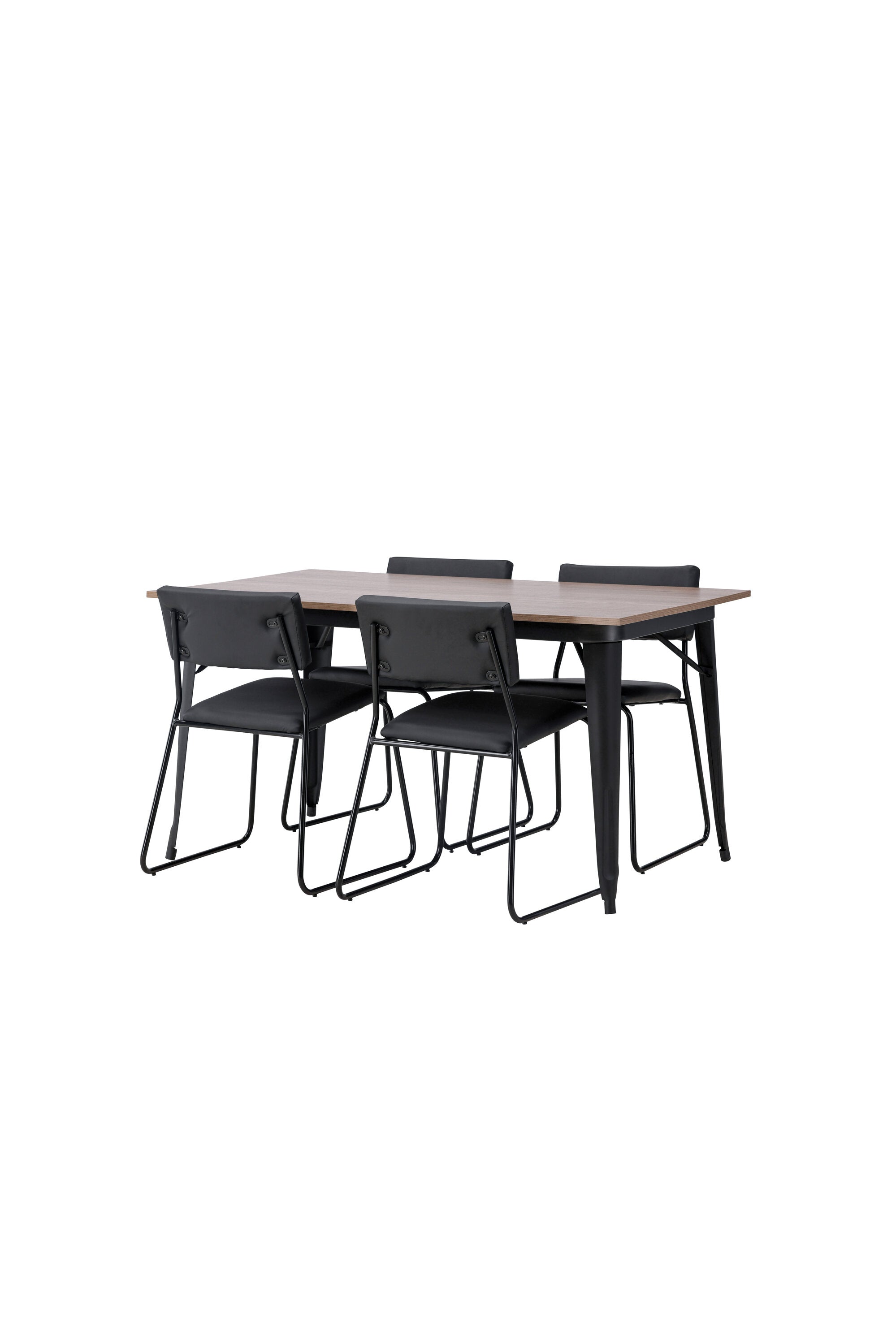 Tempe Esszimmerset + Kenth 140cm/4St. in Schwarz präsentiert im Onlineshop von KAQTU Design AG. Esszimmerset ist von Venture Home