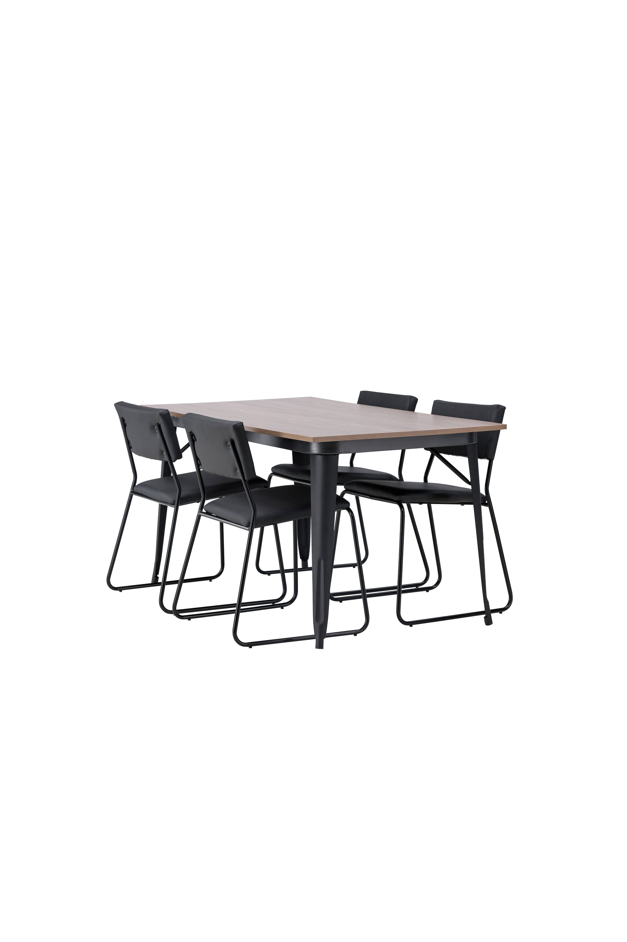 Tempe Esszimmerset + Kenth 140cm/4St. in Schwarz präsentiert im Onlineshop von KAQTU Design AG. Esszimmerset ist von Venture Home