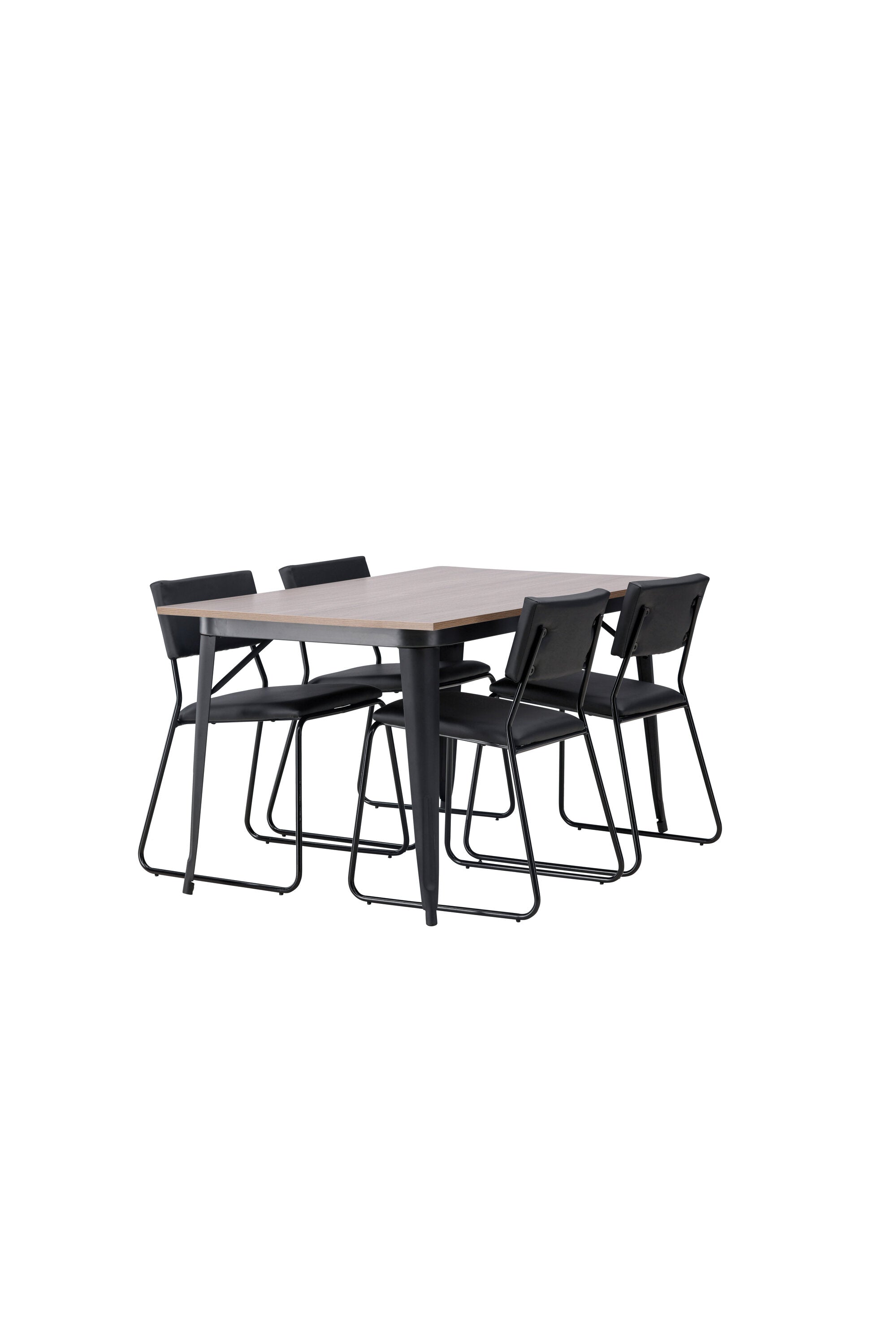 Tempe Esszimmerset + Kenth 140cm/4St. in Schwarz präsentiert im Onlineshop von KAQTU Design AG. Esszimmerset ist von Venture Home