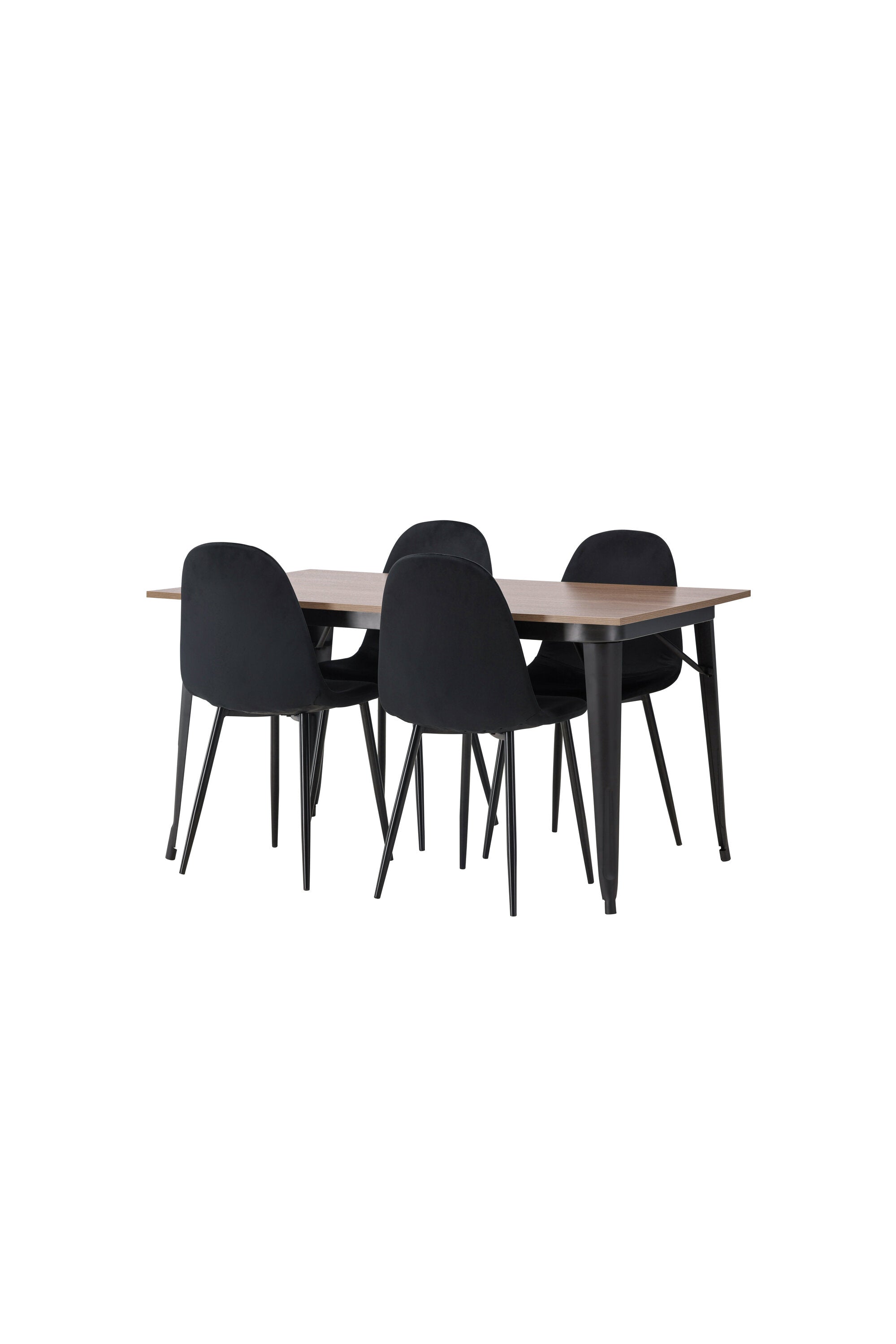 Tempe Esszimmerset + Polar 140cm/4St. in Schwarz präsentiert im Onlineshop von KAQTU Design AG. Esszimmerset ist von Venture Home