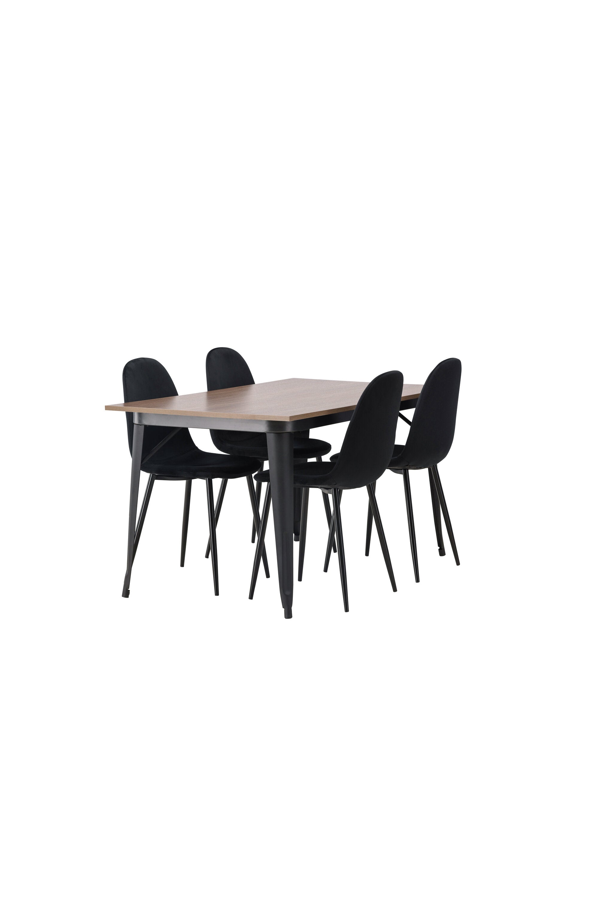 Tempe Esszimmerset + Polar 140cm/4St. in Schwarz präsentiert im Onlineshop von KAQTU Design AG. Esszimmerset ist von Venture Home