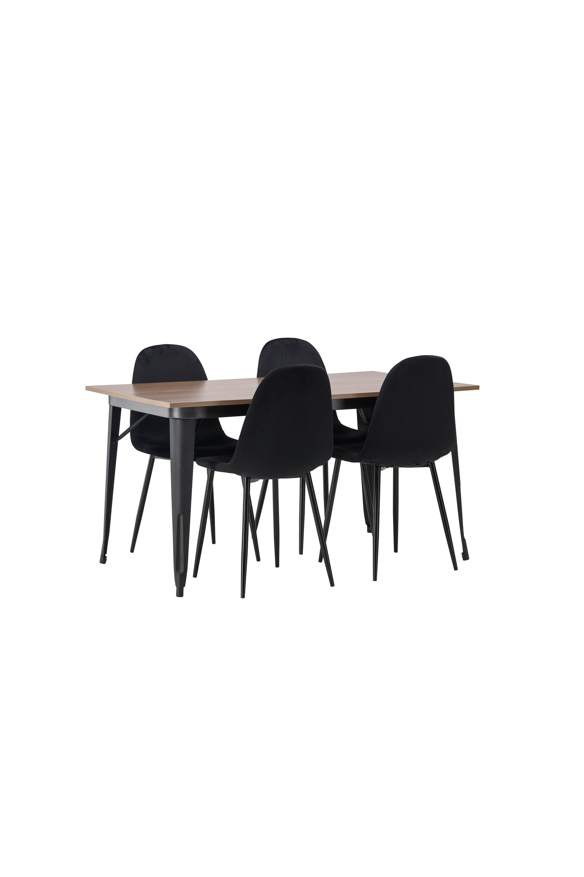 Tempe Esszimmerset + Polar 140cm/4St. in Schwarz präsentiert im Onlineshop von KAQTU Design AG. Esszimmerset ist von Venture Home