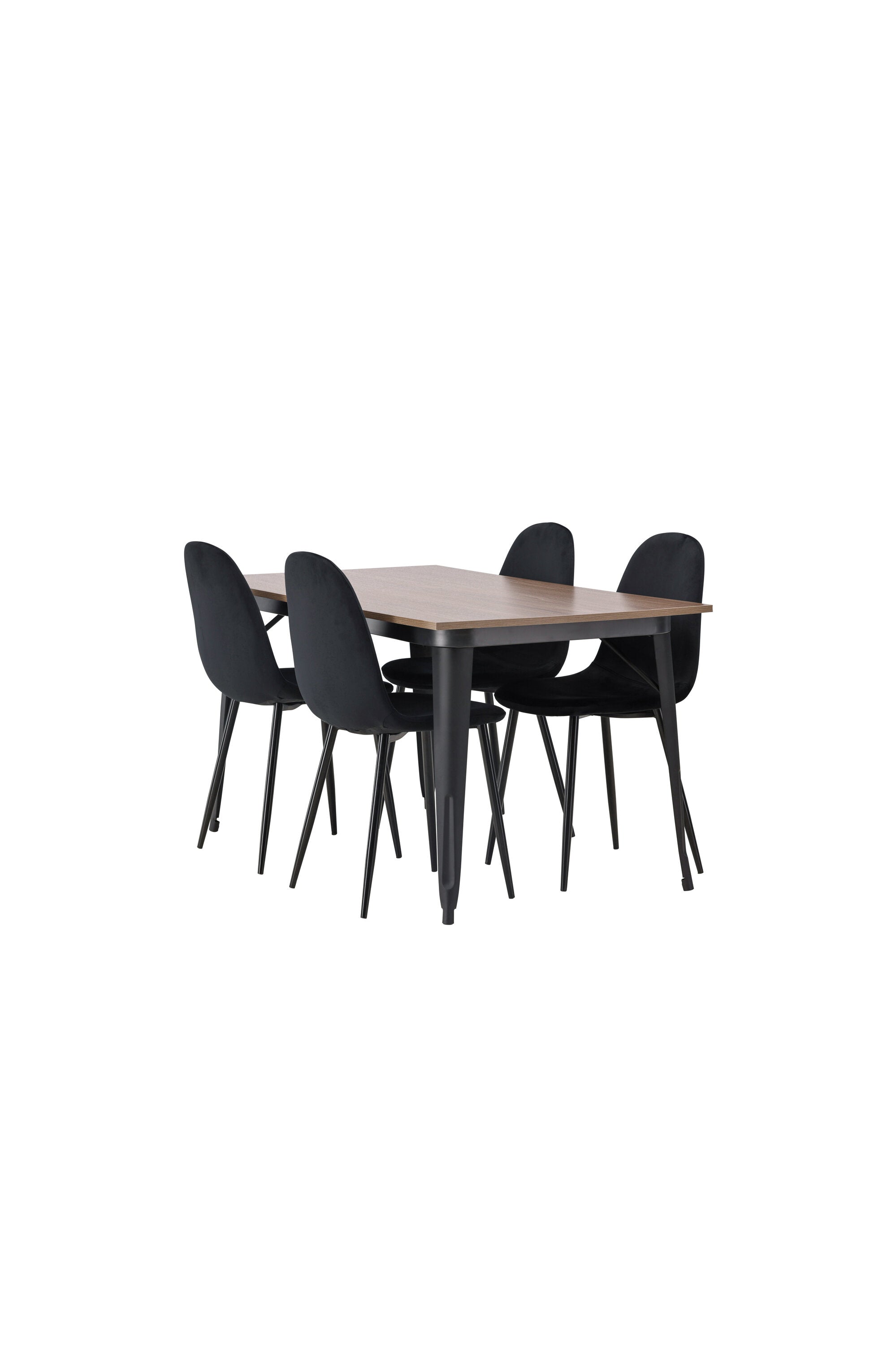 Tempe Esszimmerset + Polar 140cm/4St. in Schwarz präsentiert im Onlineshop von KAQTU Design AG. Esszimmerset ist von Venture Home