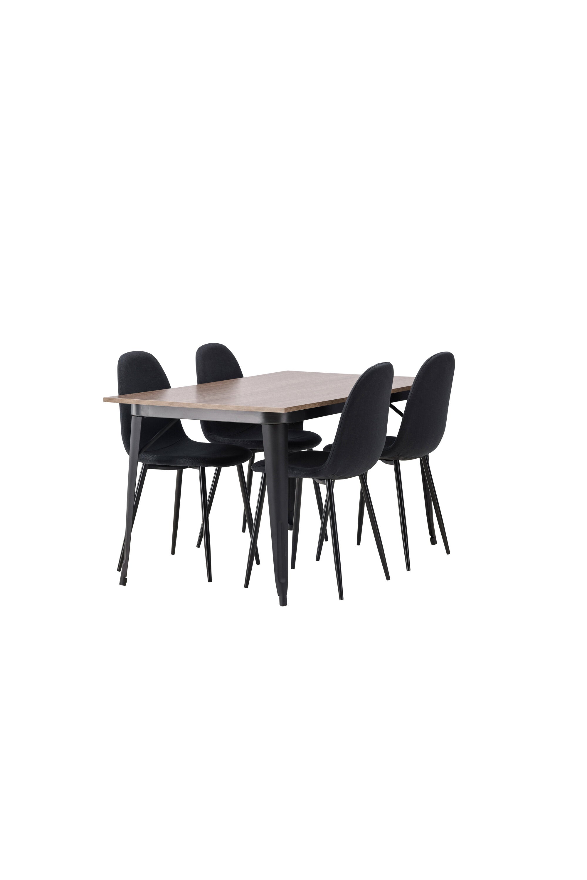 Tempe Esszimmerset + Polar 140cm/4St. in Schwarz präsentiert im Onlineshop von KAQTU Design AG. Esszimmerset ist von Venture Home