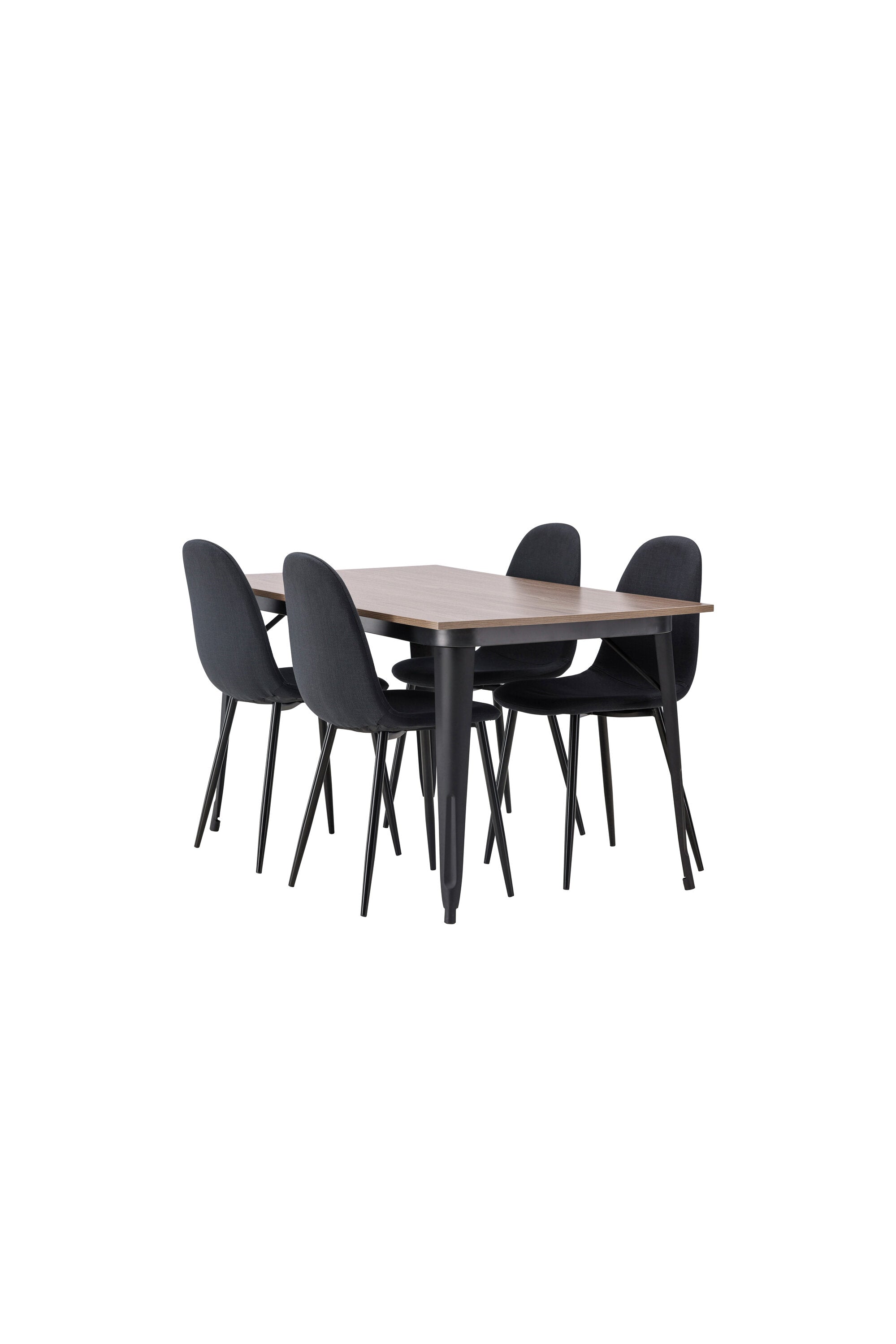 Tempe Esszimmerset + Polar 140cm/4St. in Schwarz präsentiert im Onlineshop von KAQTU Design AG. Esszimmerset ist von Venture Home